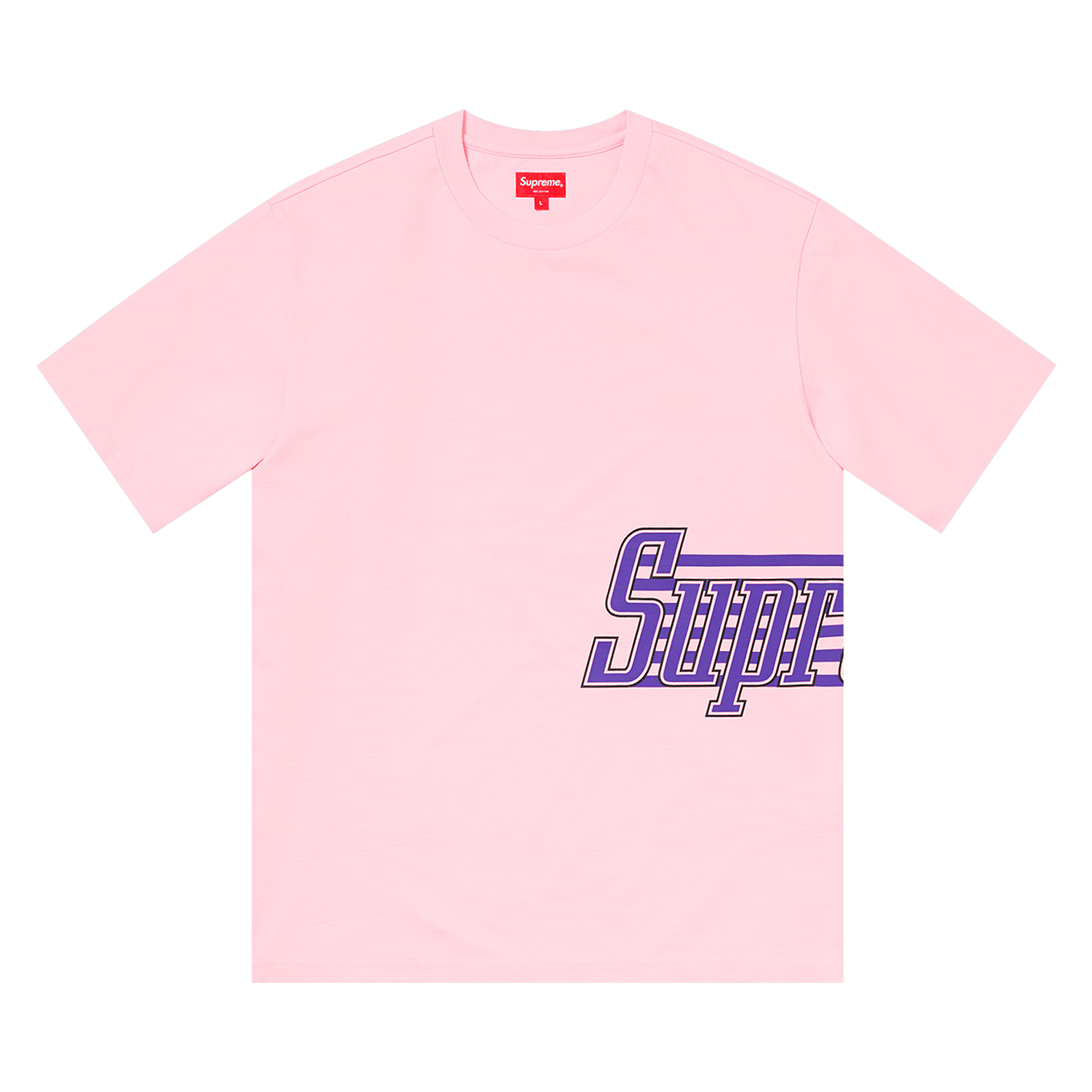 Supreme Side Logo Short-Sleeve Top 'Pink'