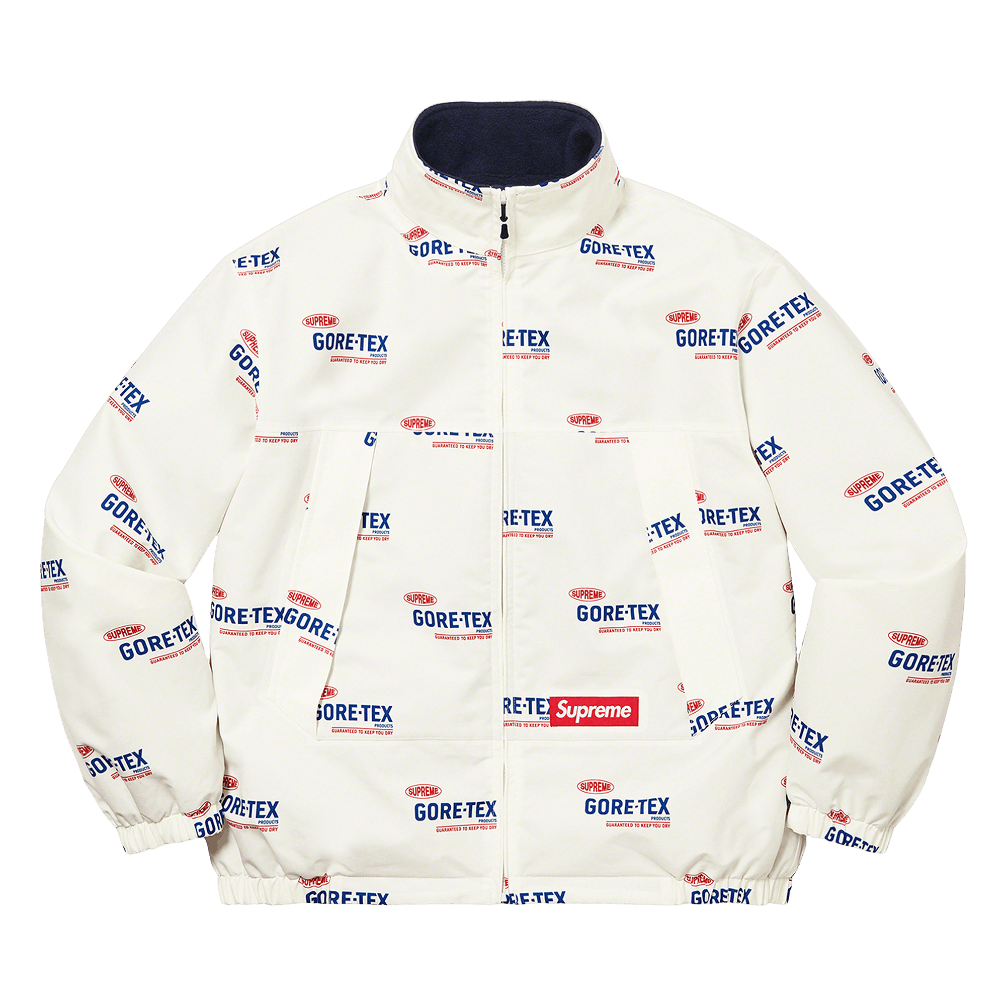 Supreme GORE-TEX Reversible Polartec Lined Jacket 'Natural Logos'