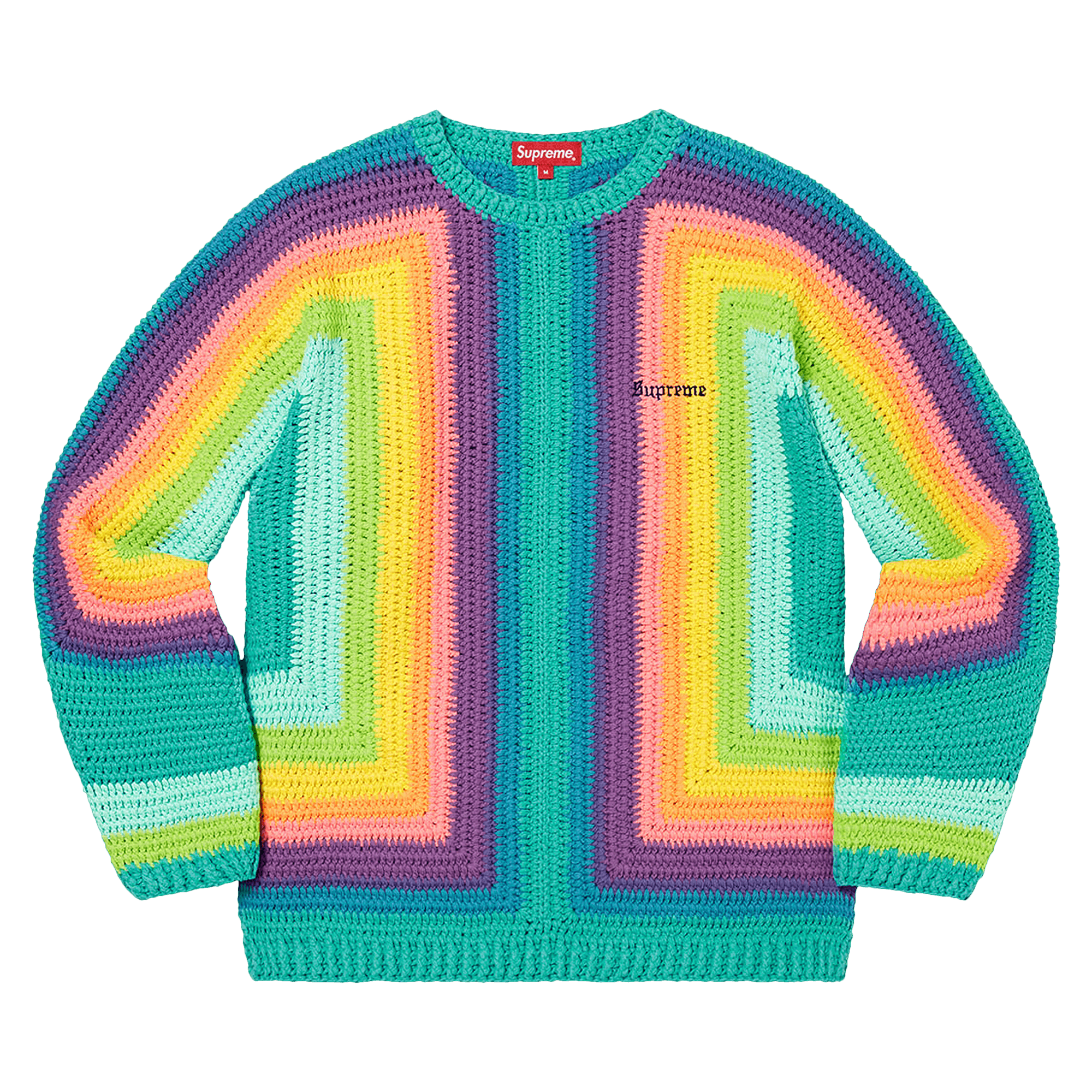 Supreme Hand Crocheted Sweater 'Multicolor'