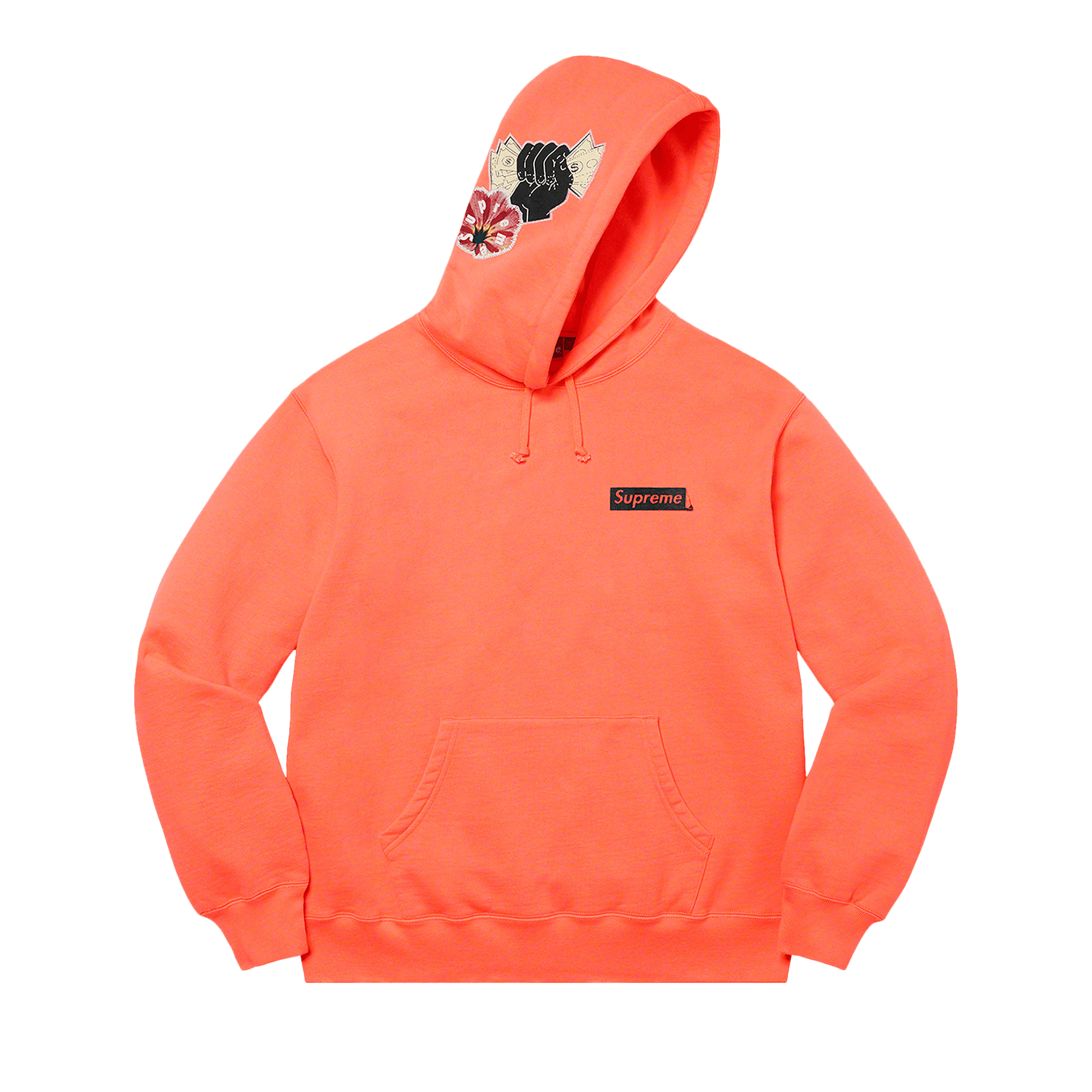 Supreme Instant High Patches Hooded Sweatshirt 'Apricot'