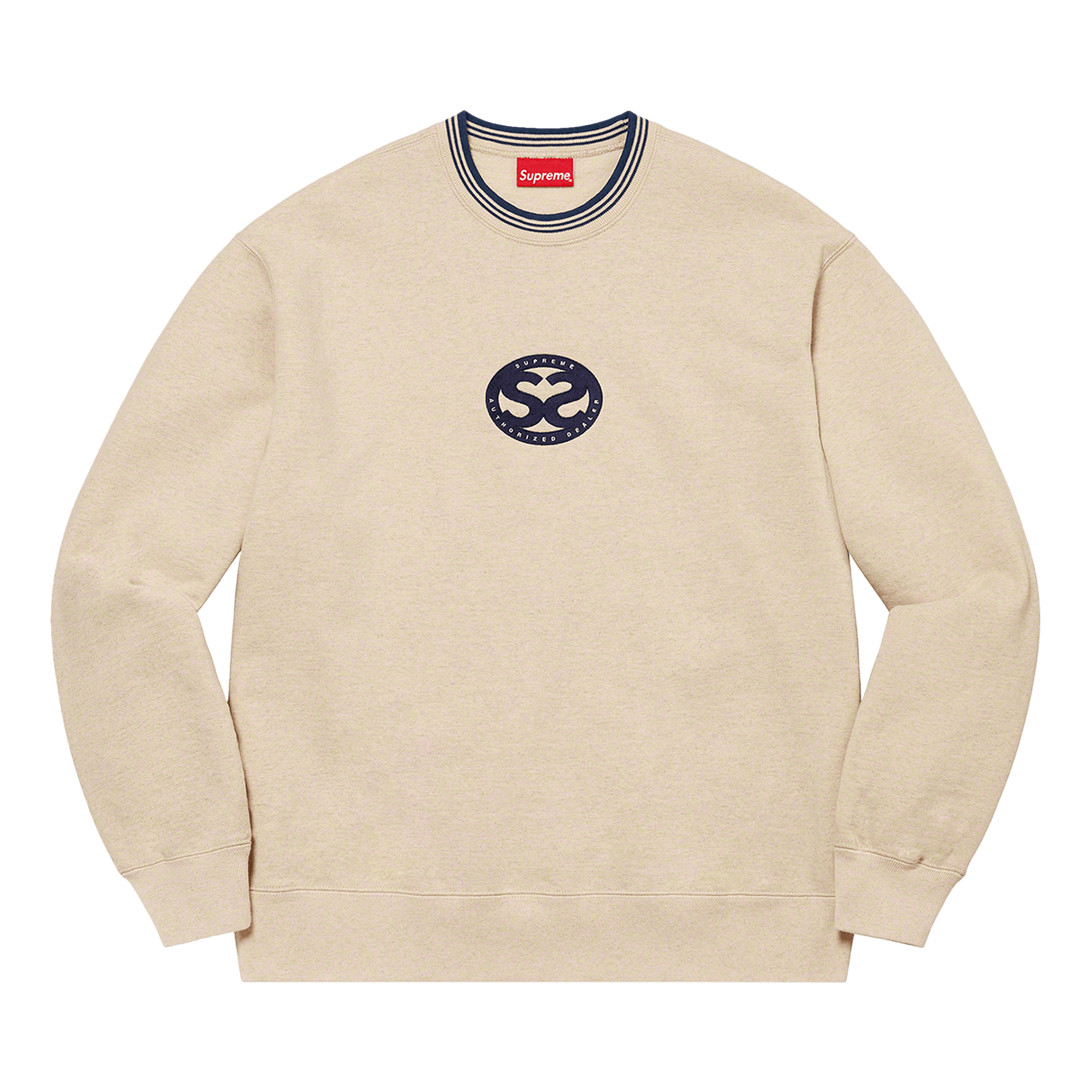 Supreme Double S Crewneck 'Heather Oatmeal'