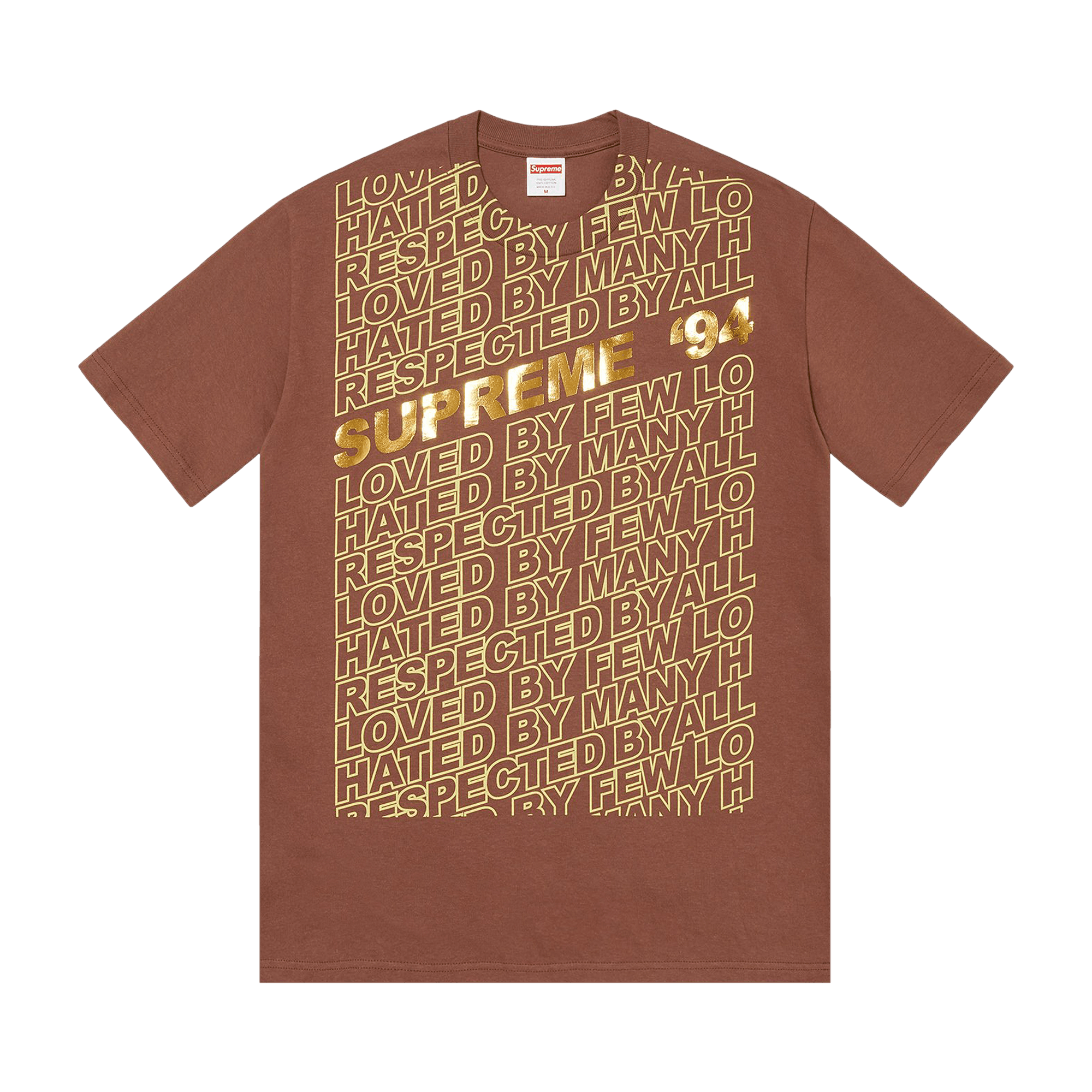 Supreme Respected Tee 'Brown'