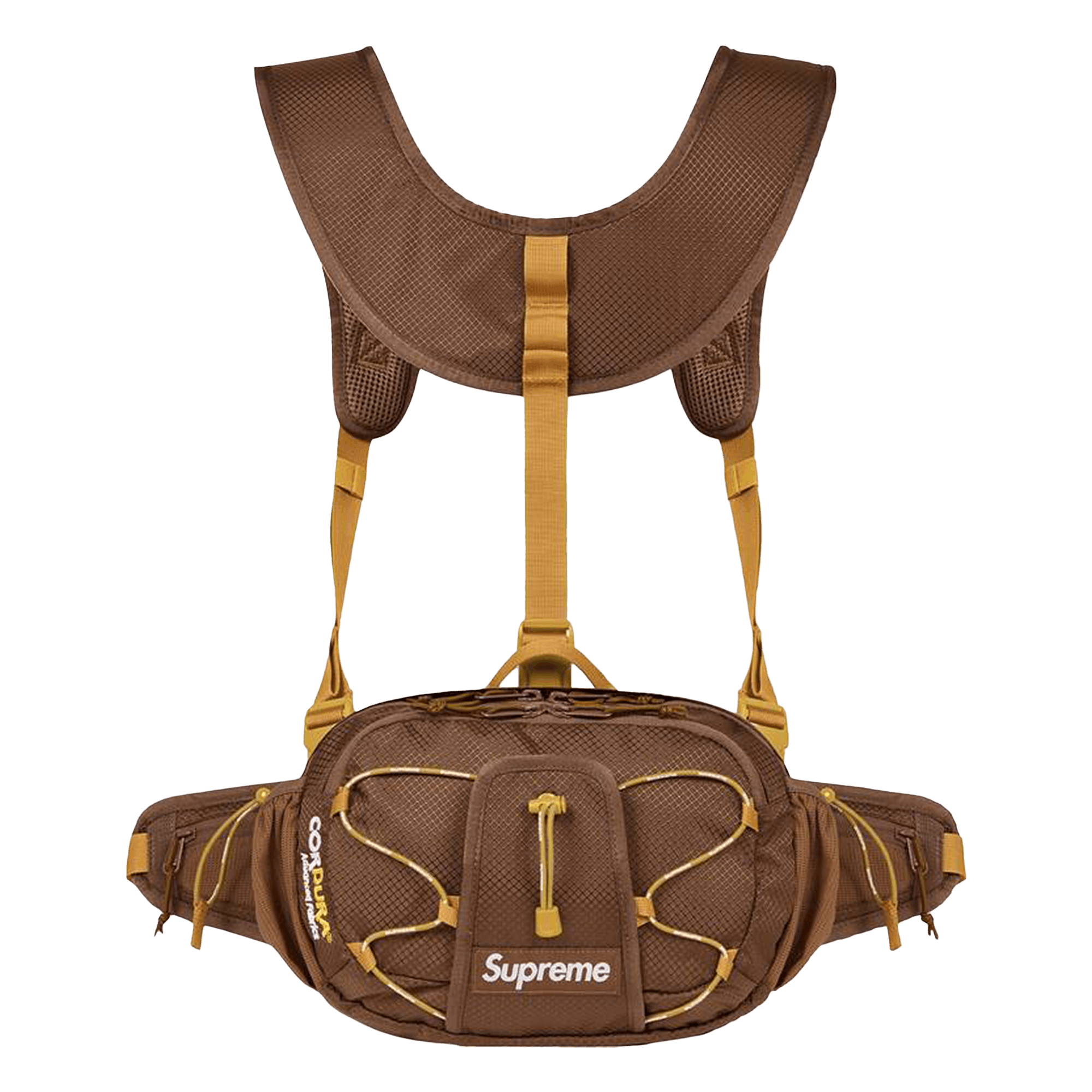Supreme Harness Waist Bag 'Brown'