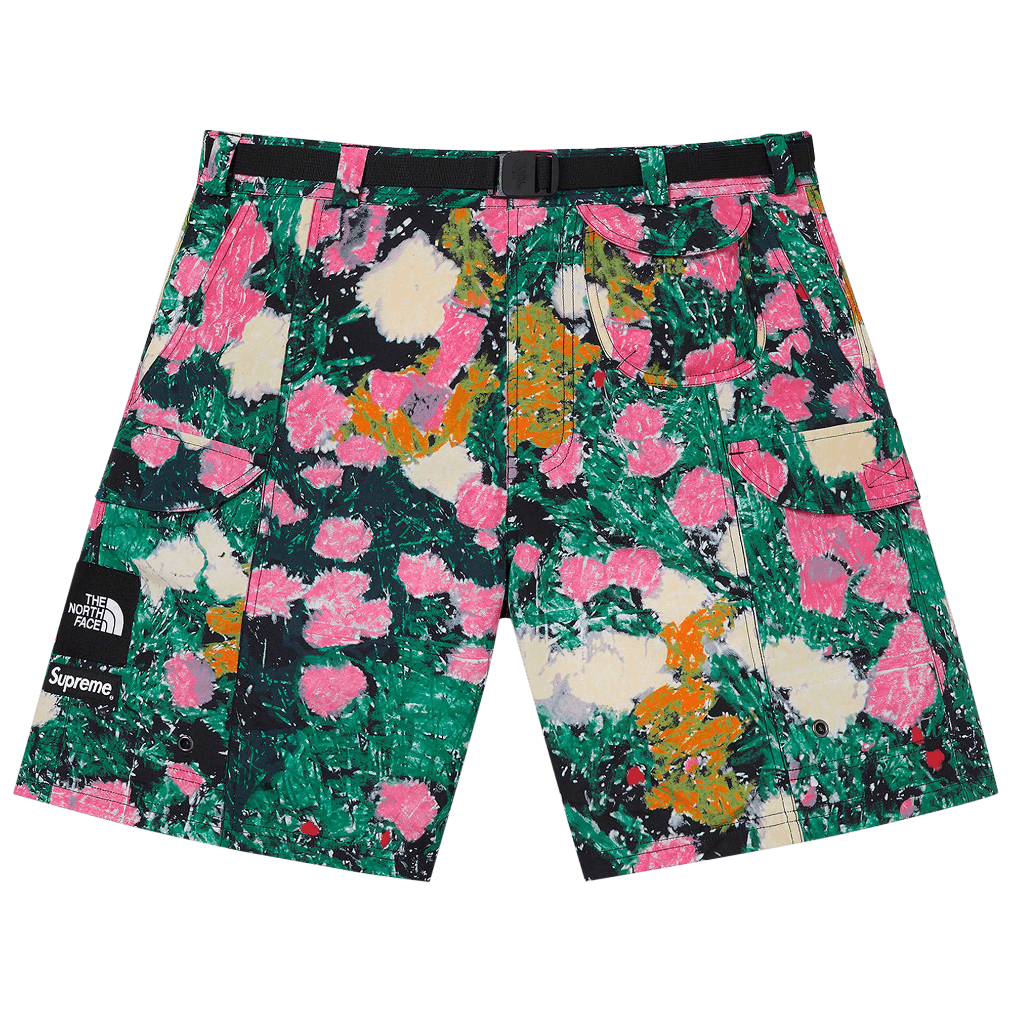 Supreme x The North Face Trekking Packable Belted Short 'Flowers'