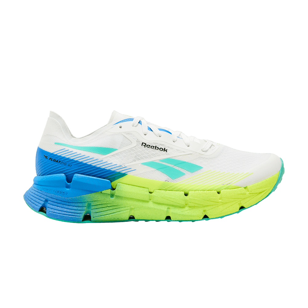 Reebok FloatZig X1 'White Digital Lime Blue'