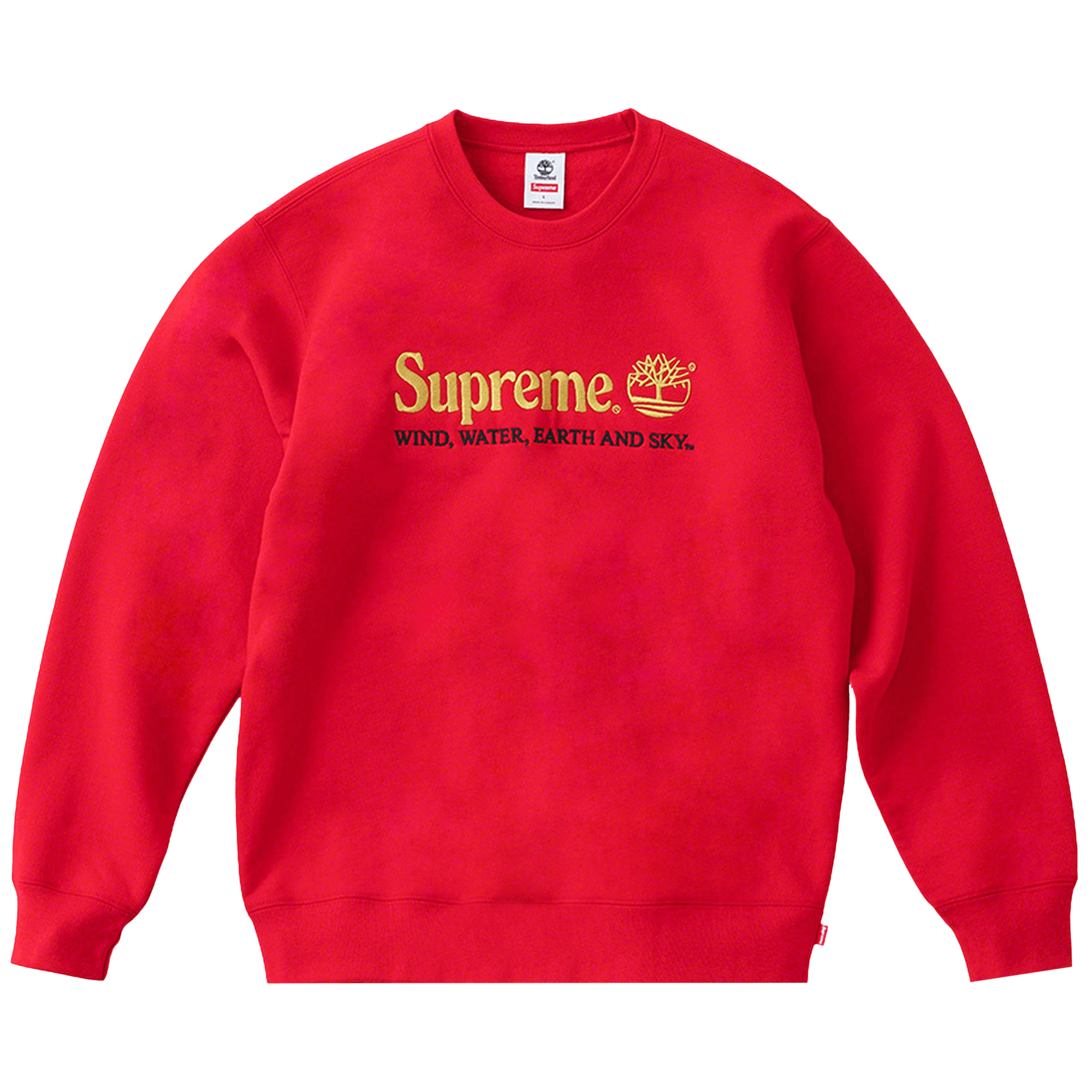 Supreme x Timberland Crewneck 'Red'