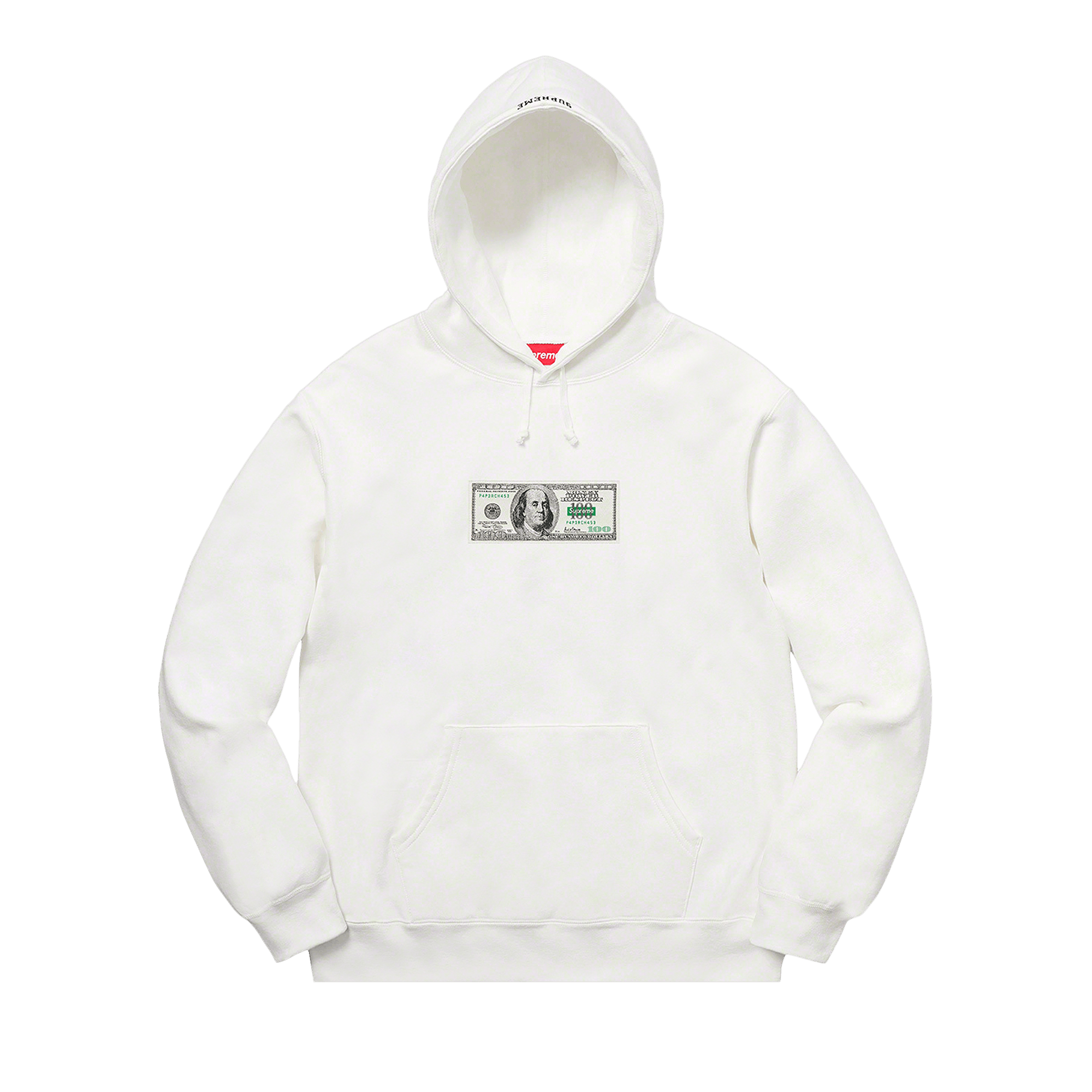 Supreme Franklin Hooded Sweatshirt 'White'