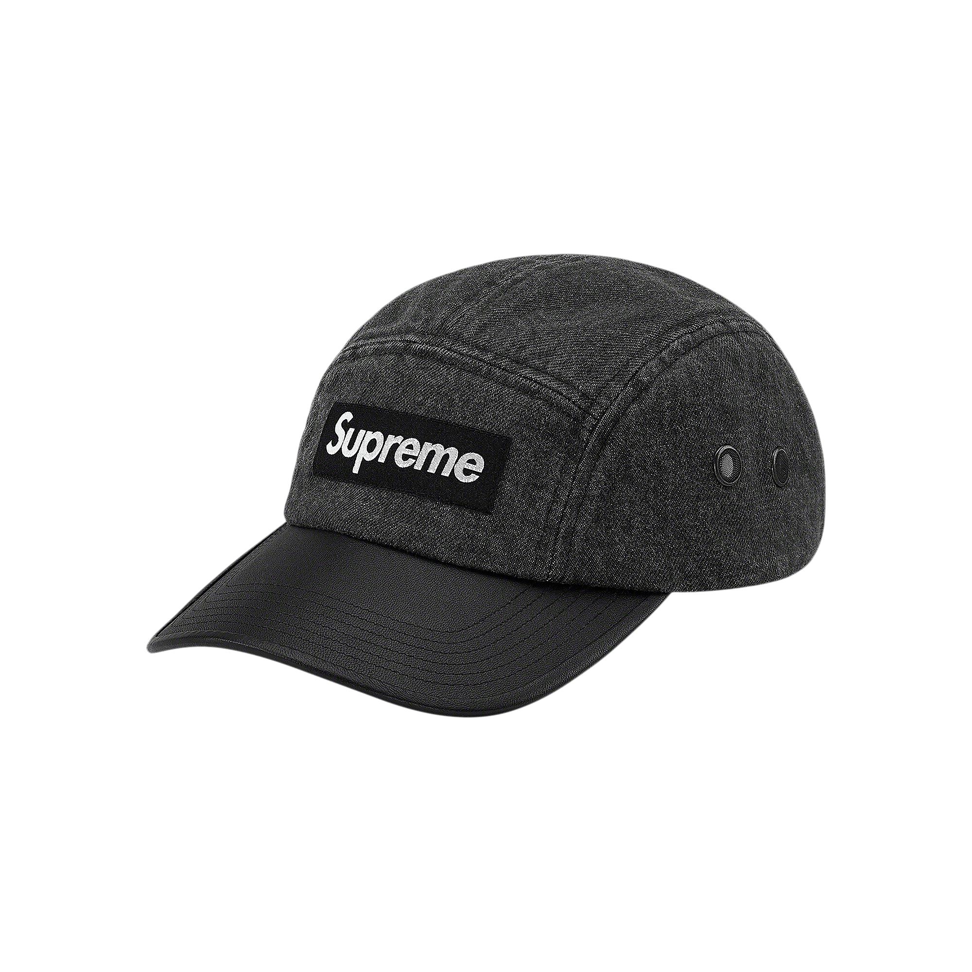 Supreme 2-Tone Denim Camp Cap 'Black'