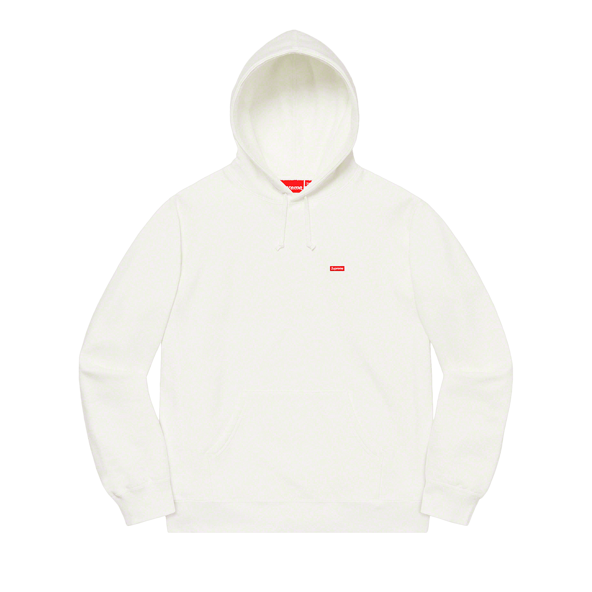 Supreme Small Box Hooded Sweatshirt 'White'