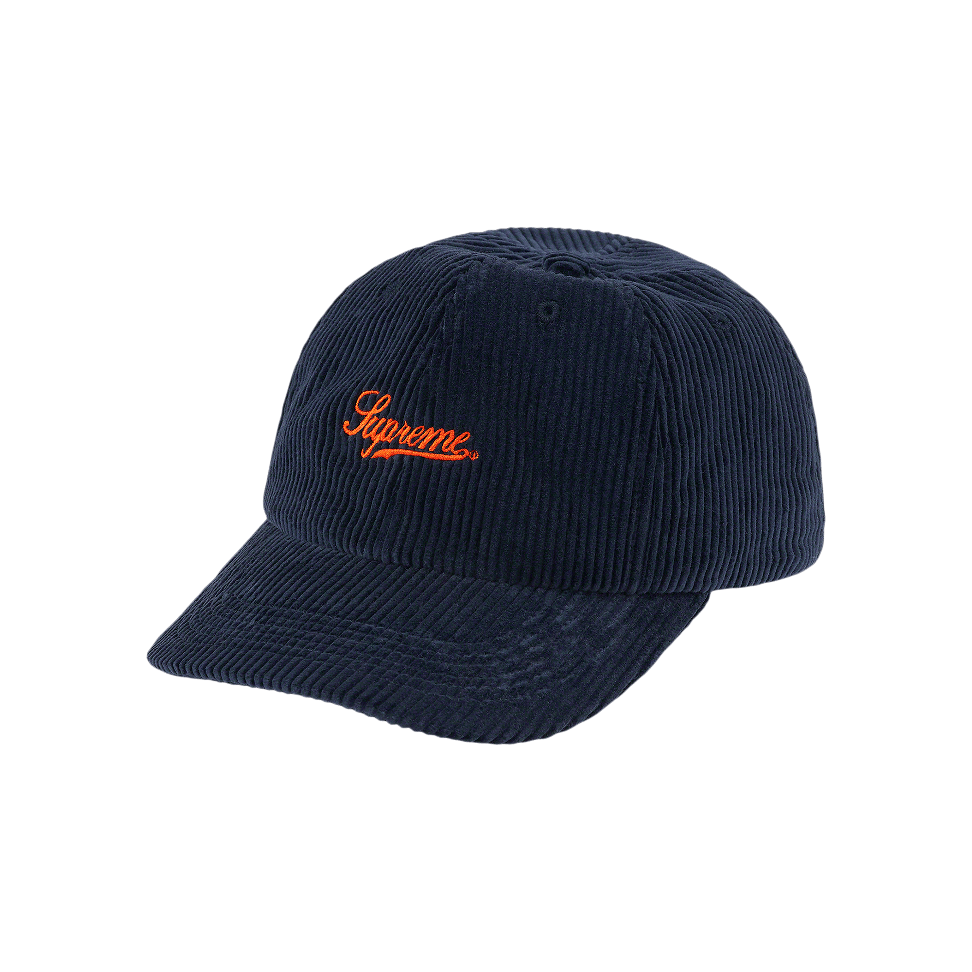 Supreme Script Corduroy 6-Panel 'Navy'
