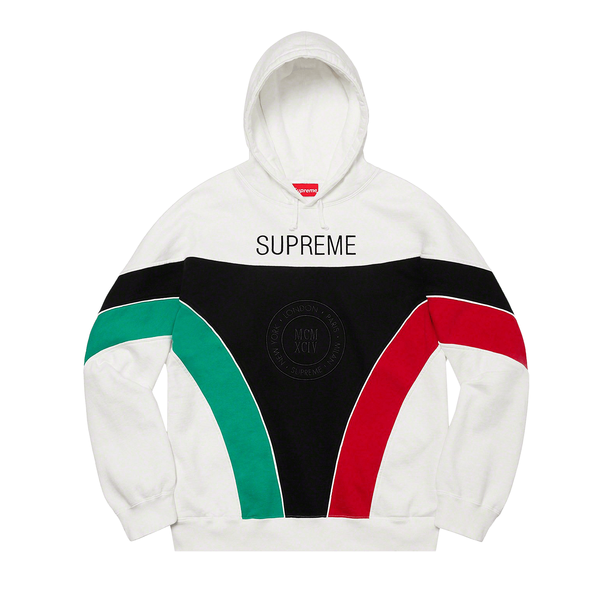 Supreme Milan Hooded Sweatshirt 'White'