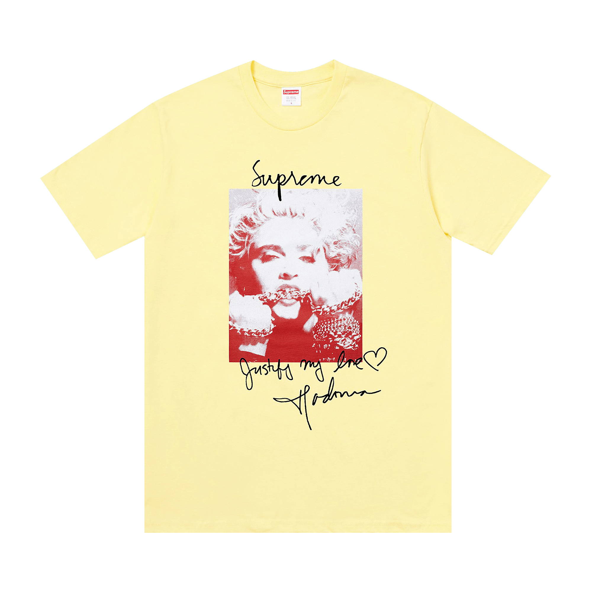 Supreme Madonna Tee 'Yellow'