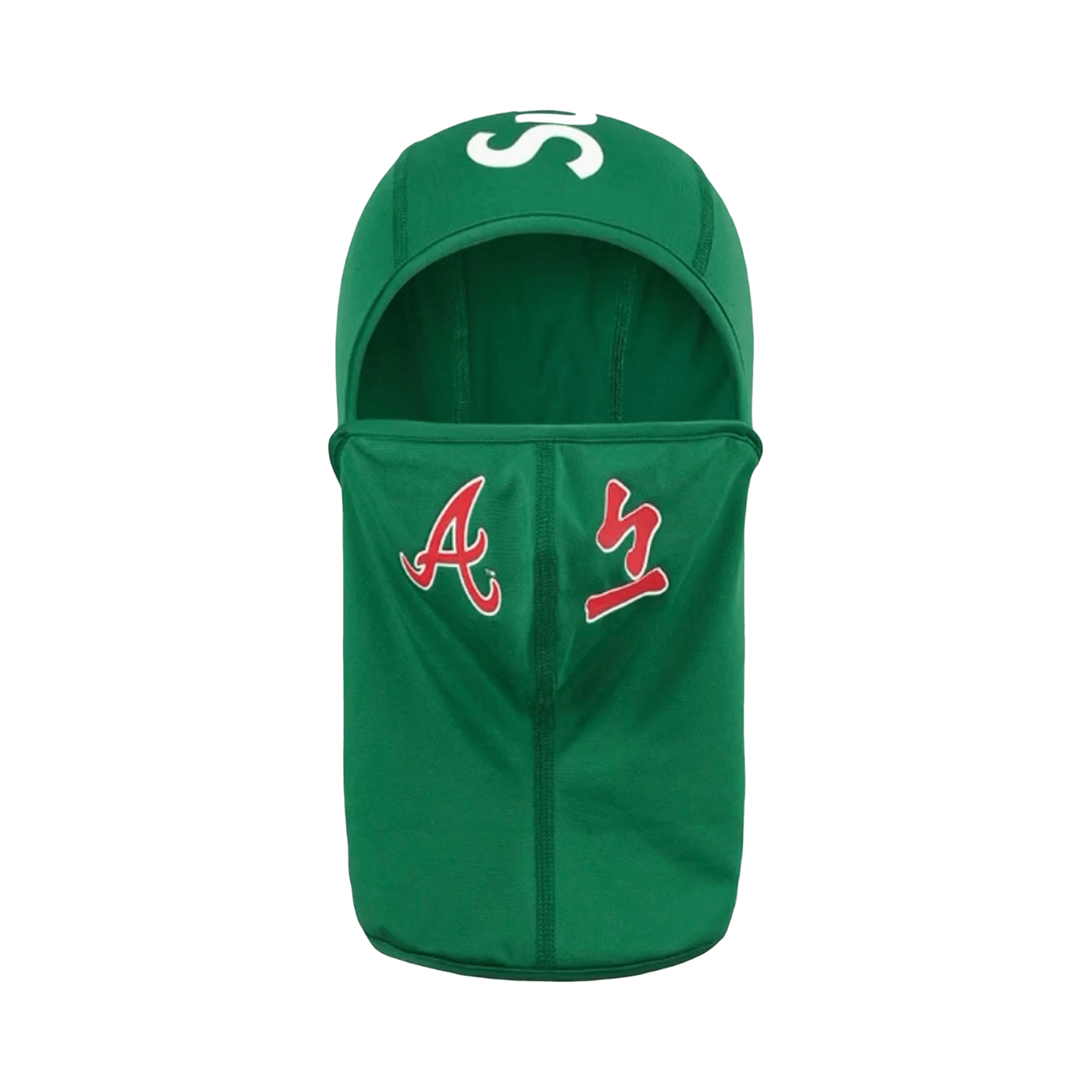 Supreme x MLB Kanji Teams Lightweight Balaclava - Braves 'Light Pine'
