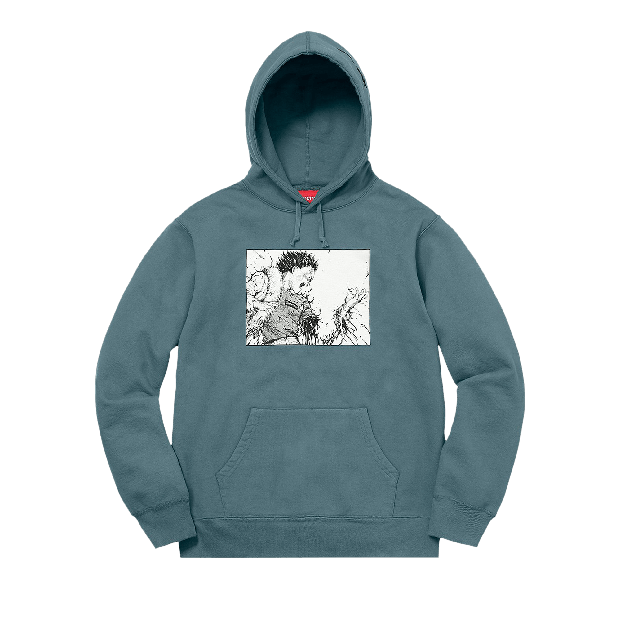 Supreme Akira Arm Hooded Sweatshirt 'Slate'