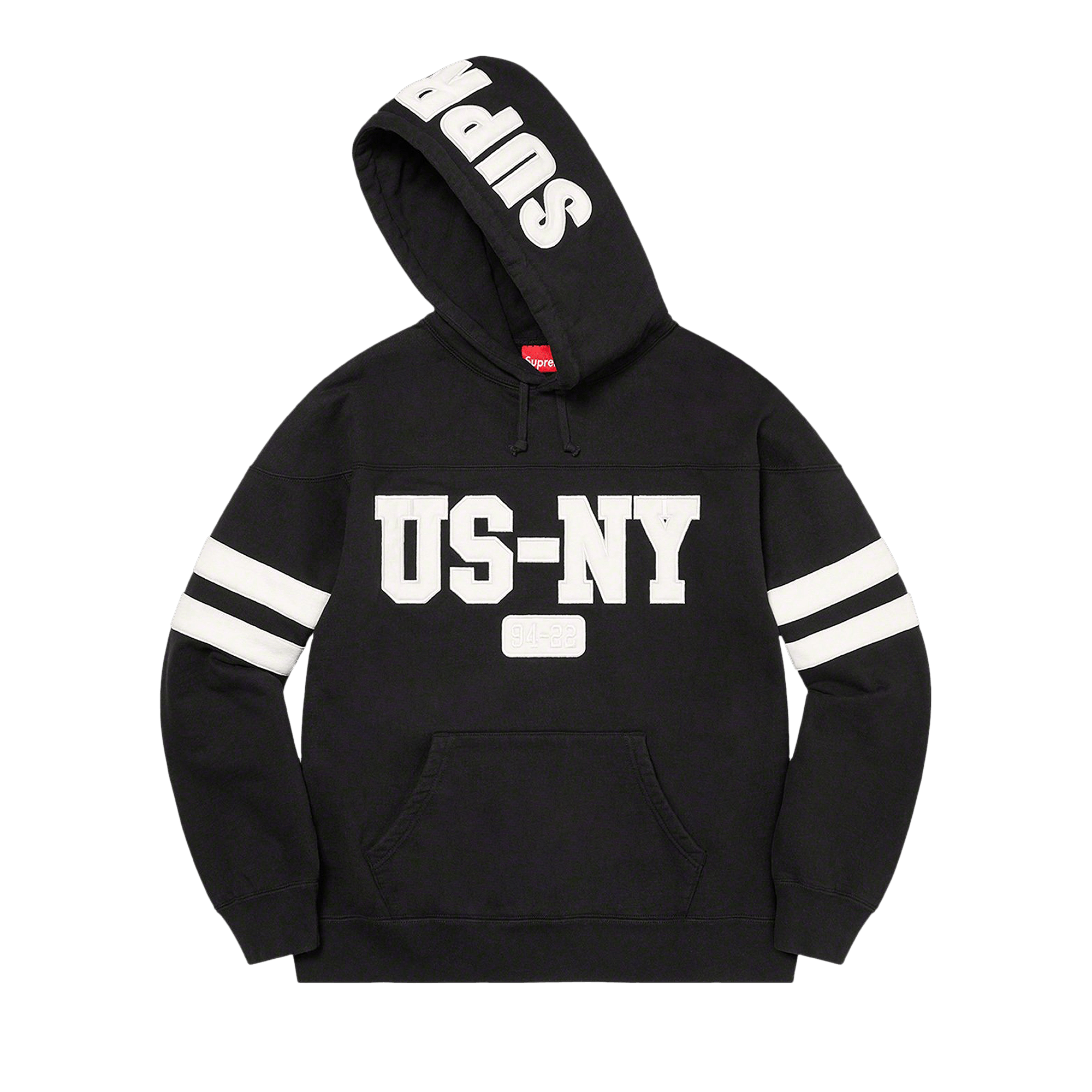 Supreme US-NY Hooded Sweatshirt 'Black'