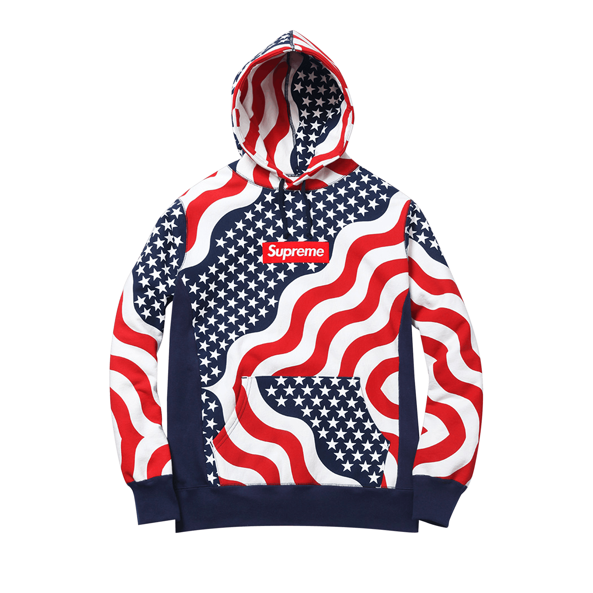 Supreme Box Logo Pullover 'Flag'