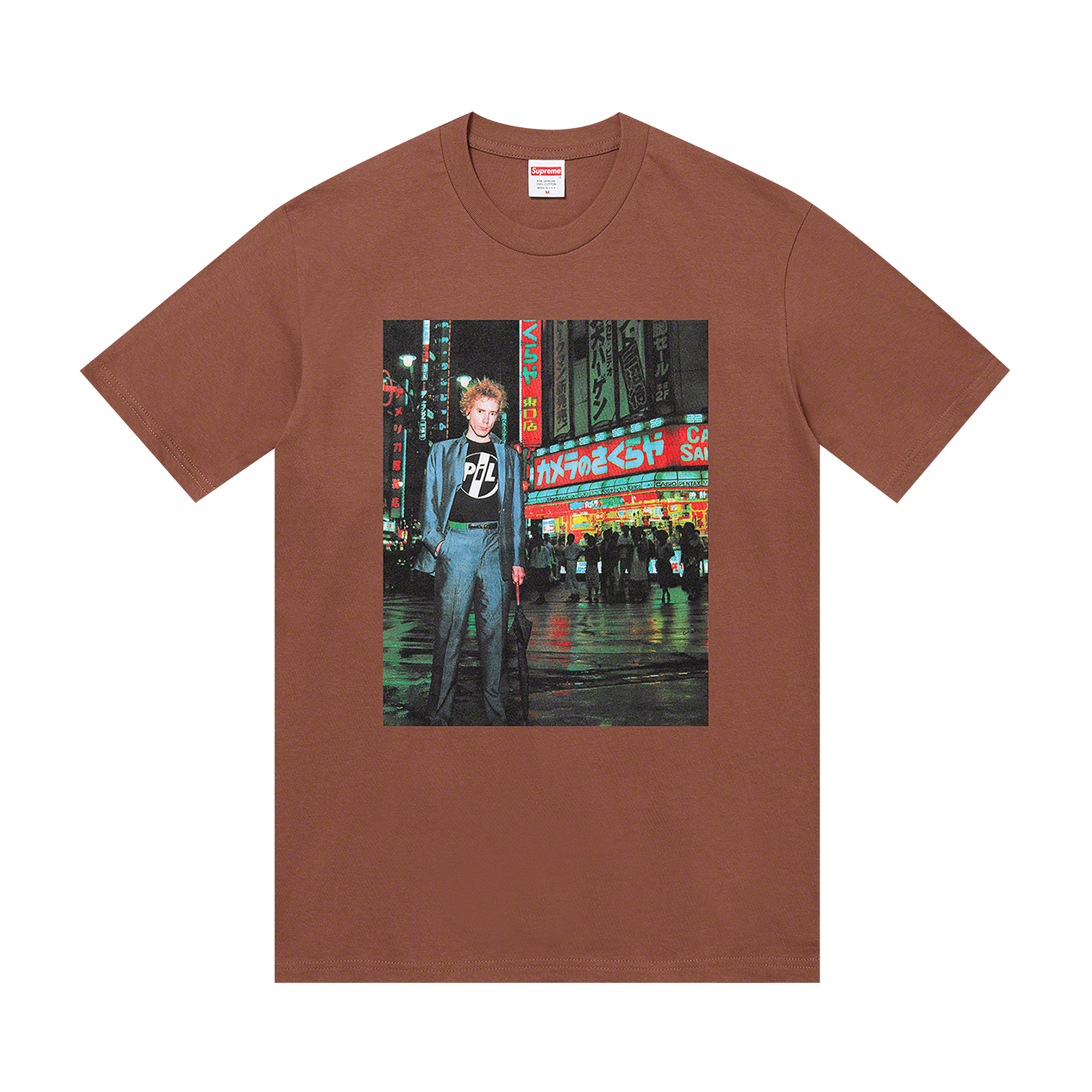 Supreme x PiL Live In Tokyo Tee 'Brown'