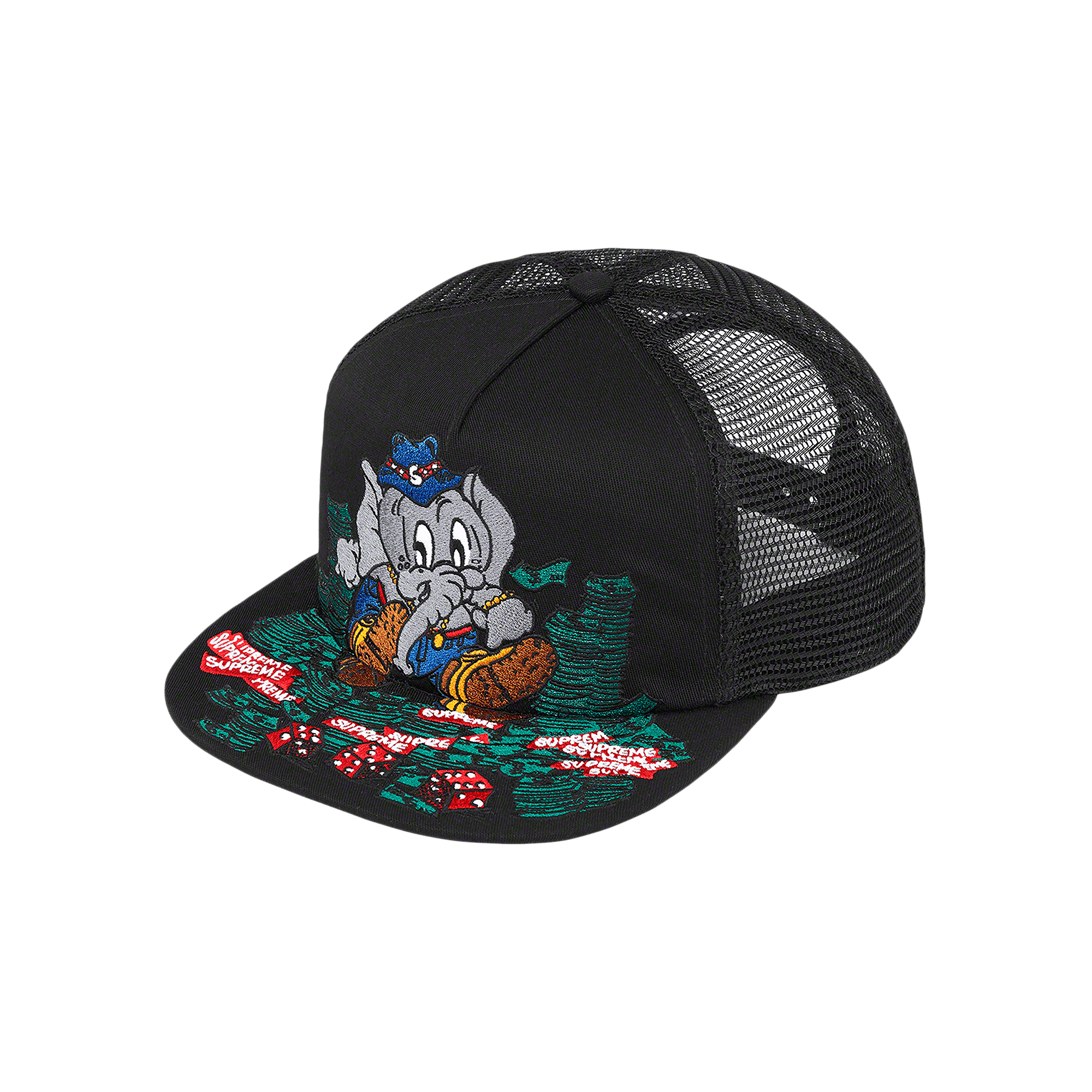Supreme Elephant Mesh Back 5-Panel 'Black'