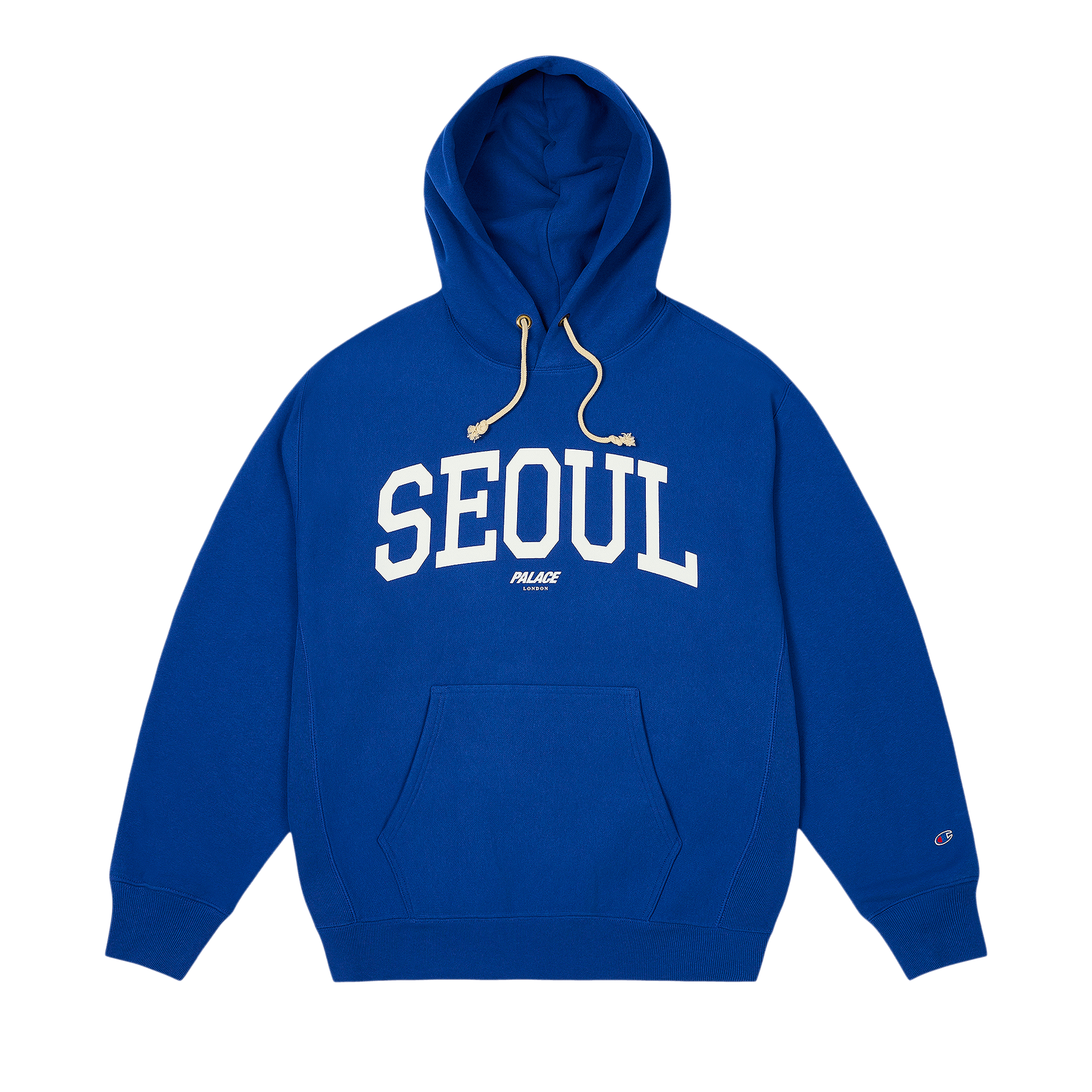 Palace Champion Shop Hood Seoul 'Blue'