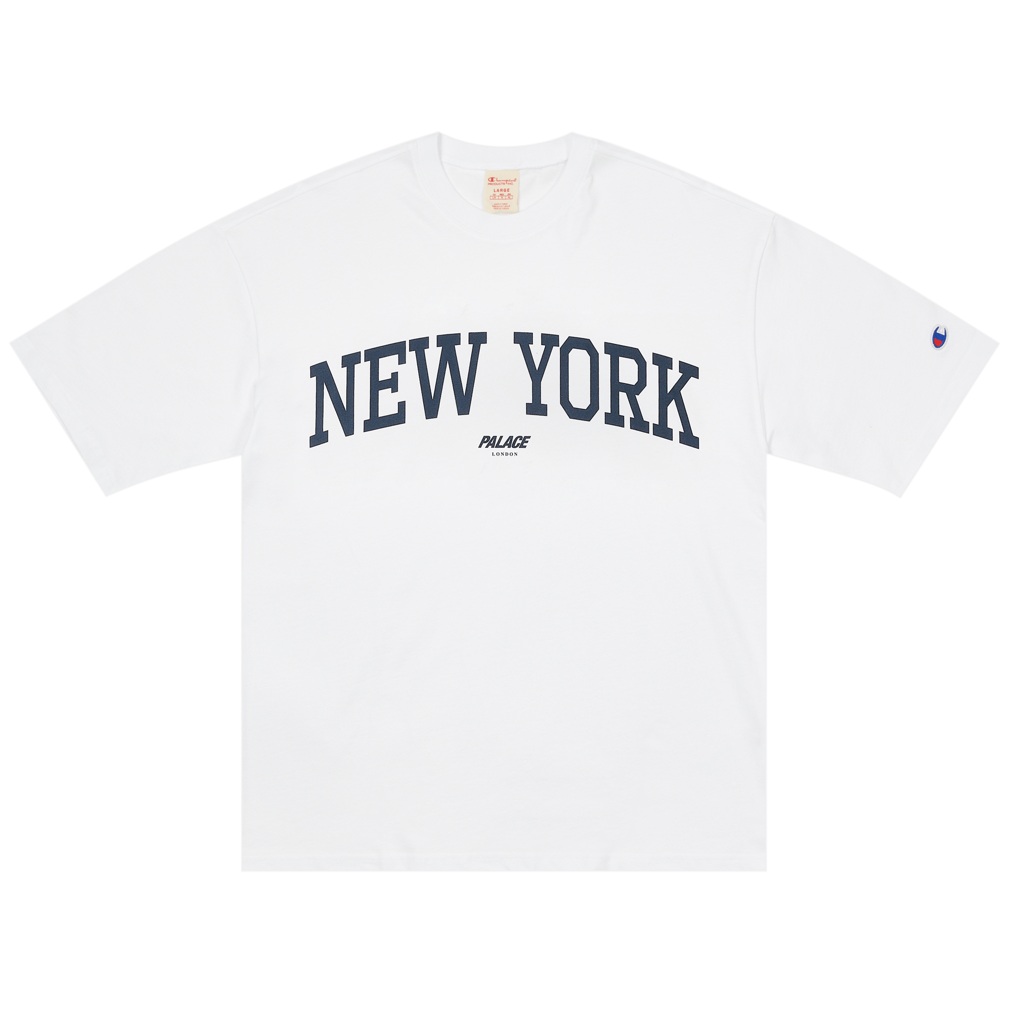 Palace Champion Shop T-Shirt New York 'White'