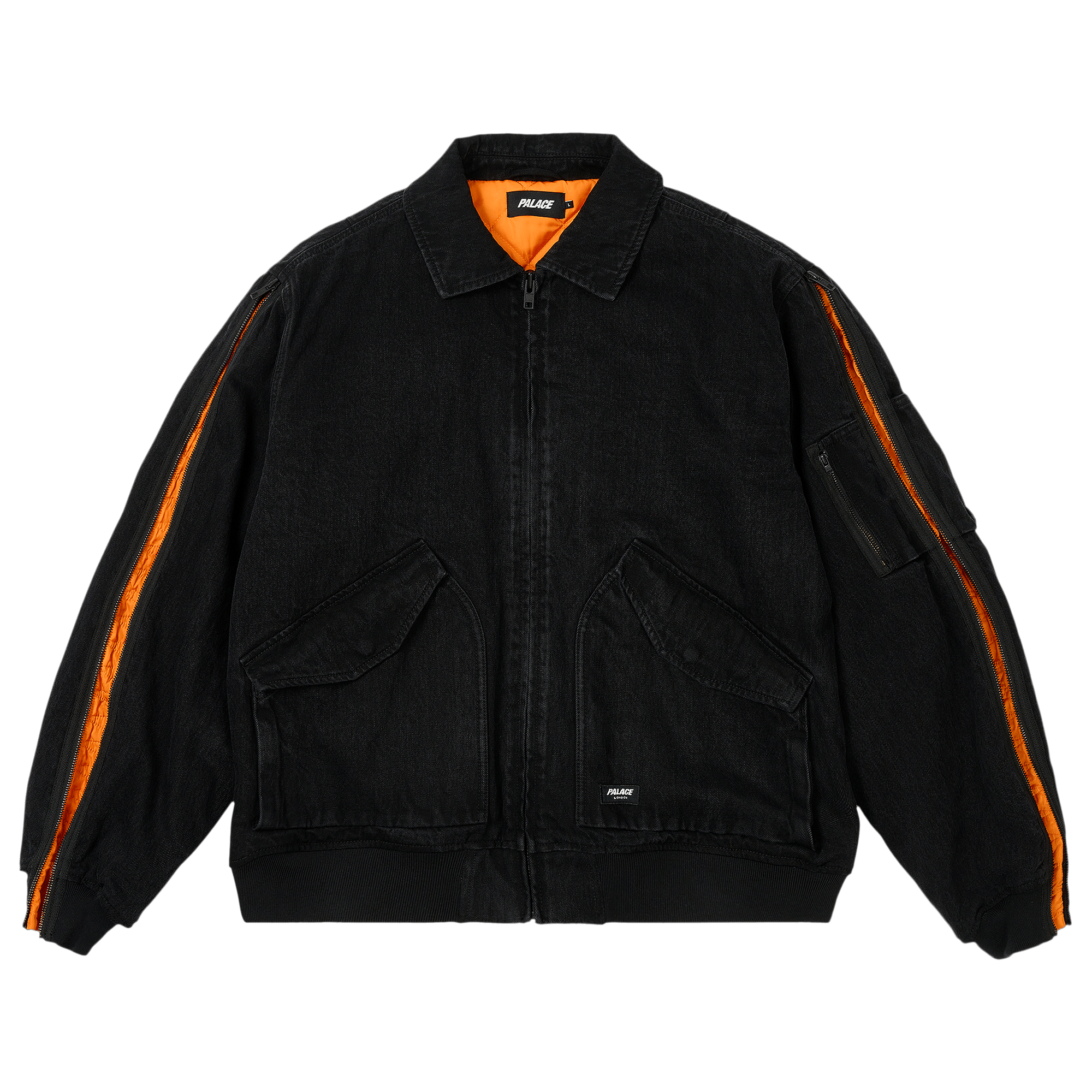 Palace Zipped MA-1 Bomber Jacket 'Black'