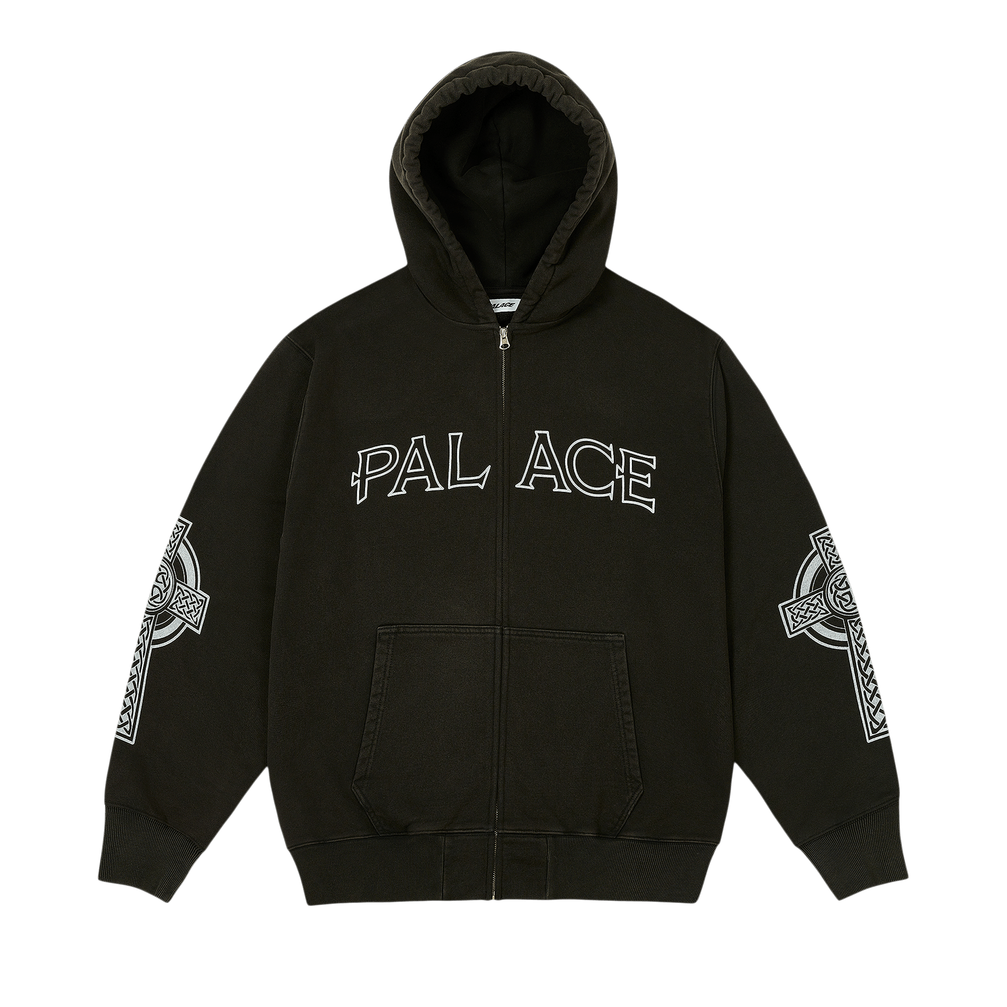 Palace Celtic Zip Hood 'Black'