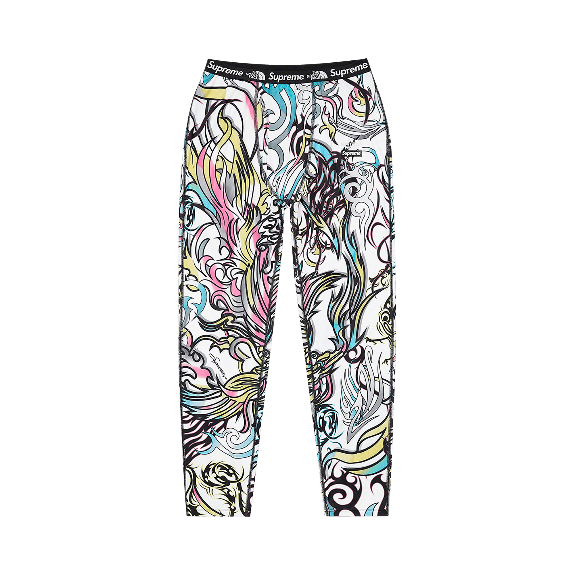 Supreme x The North Face Base Layer Pant 'Multicolor Dragon'