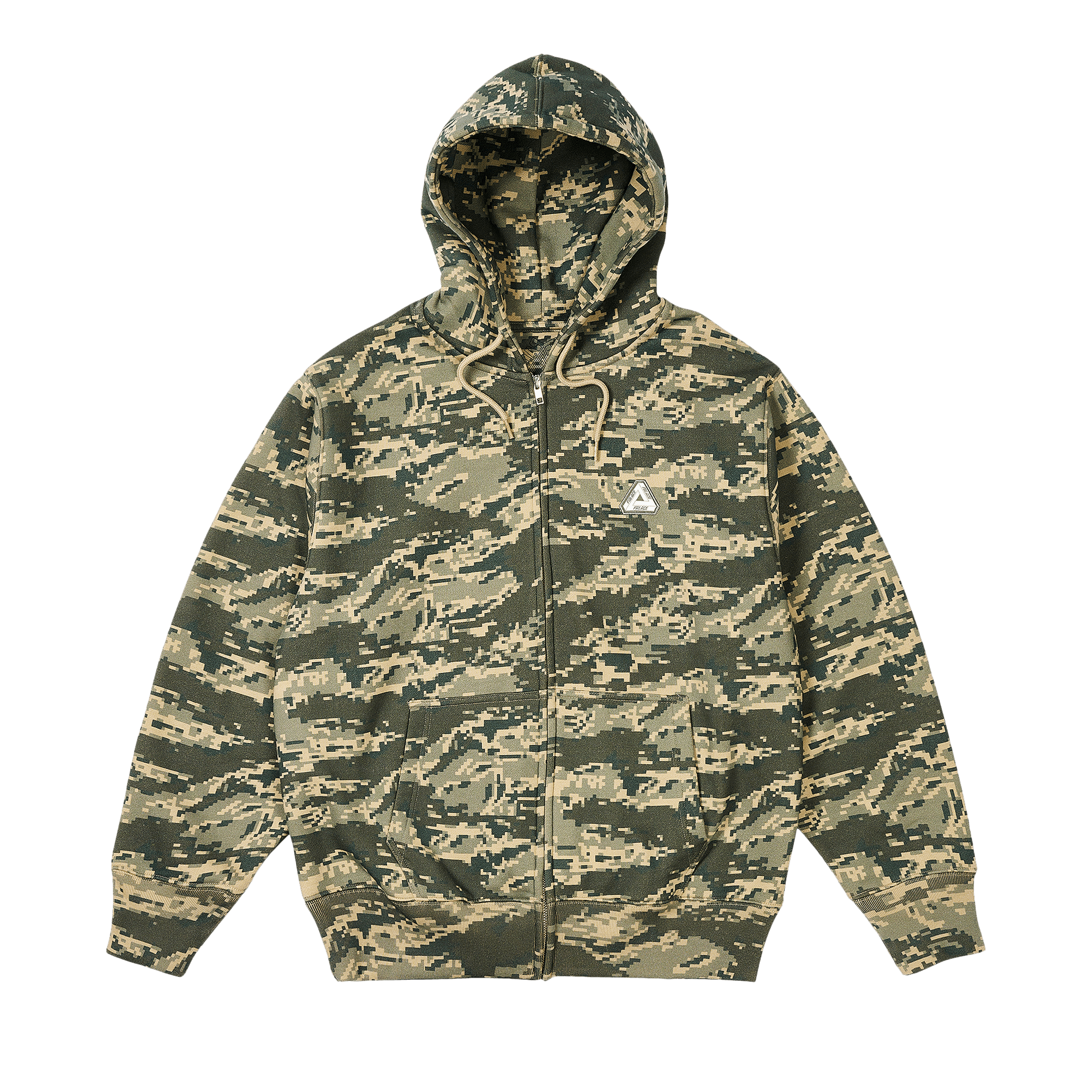 Palace Sofar Zip Hood 'Tiger Digi Camo'