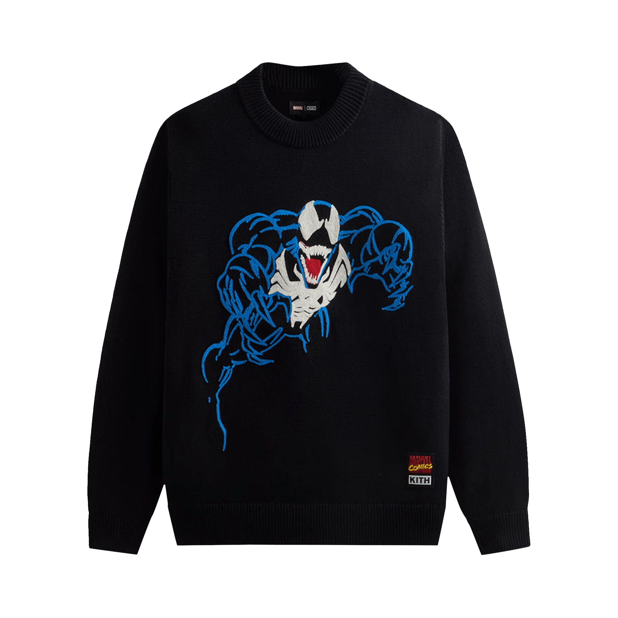 Kith x Marvel Venom Lewis Crewneck Sweater 'Black'