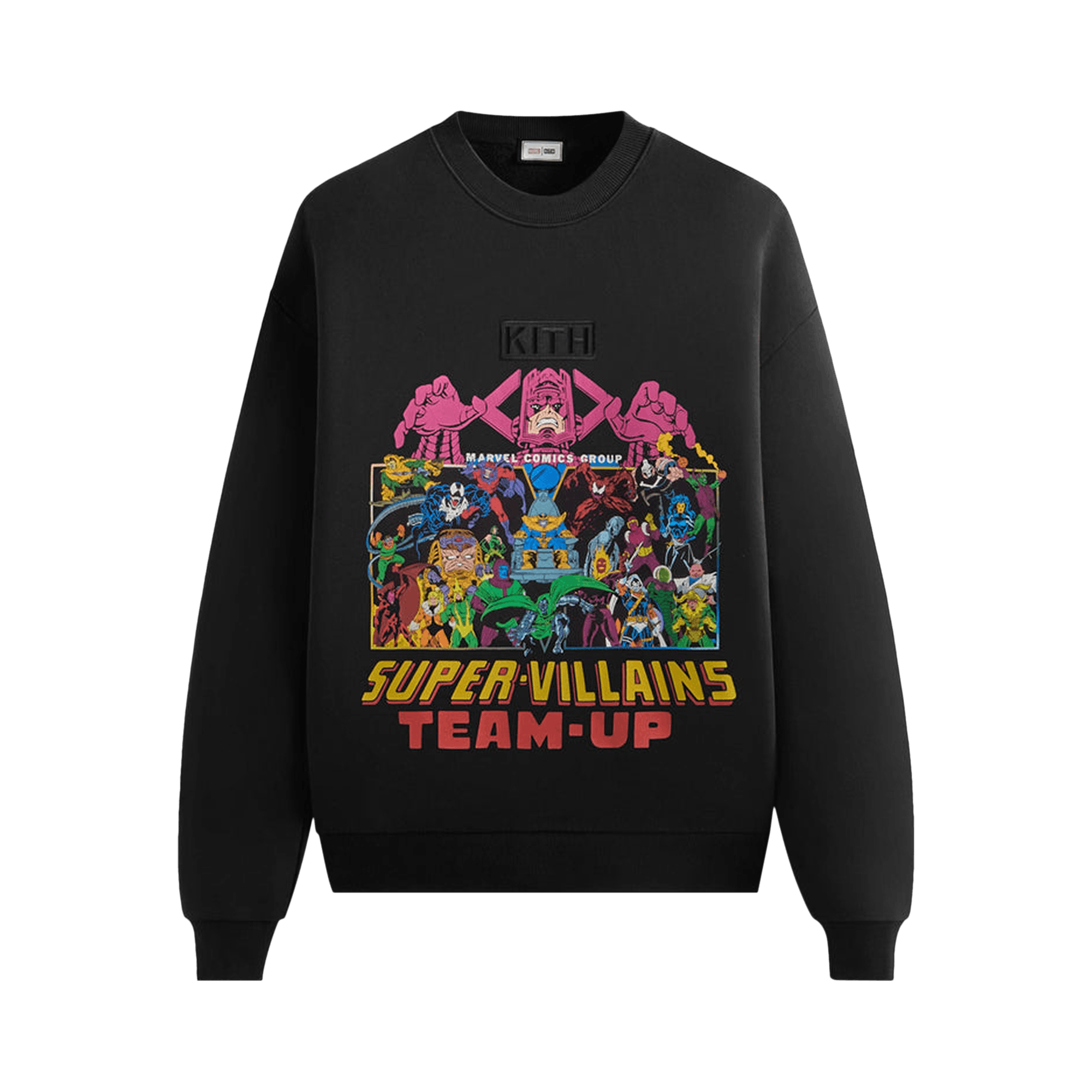 Kith x Marvel Team Up Vintage Nelson Crewneck 'Black'