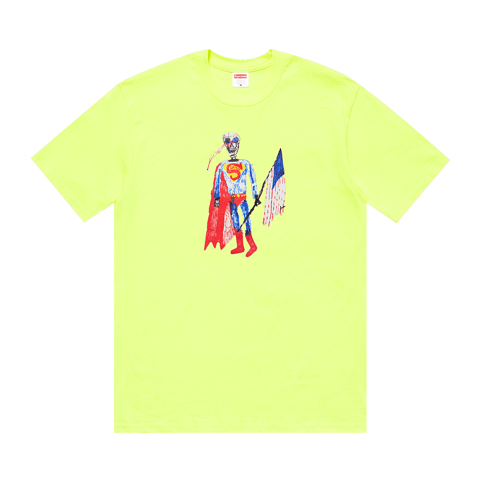 Supreme Skeleton Tee 'Bright Yellow'