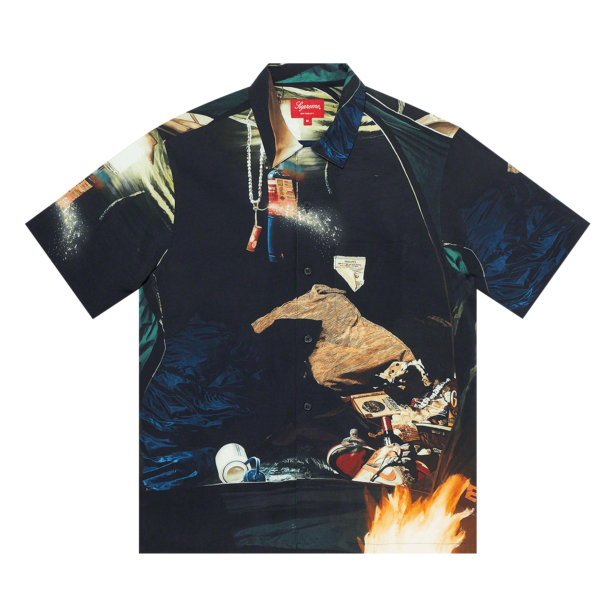 Supreme Firecracker Rayon Short-Sleeve Shirt 'Firecracker'