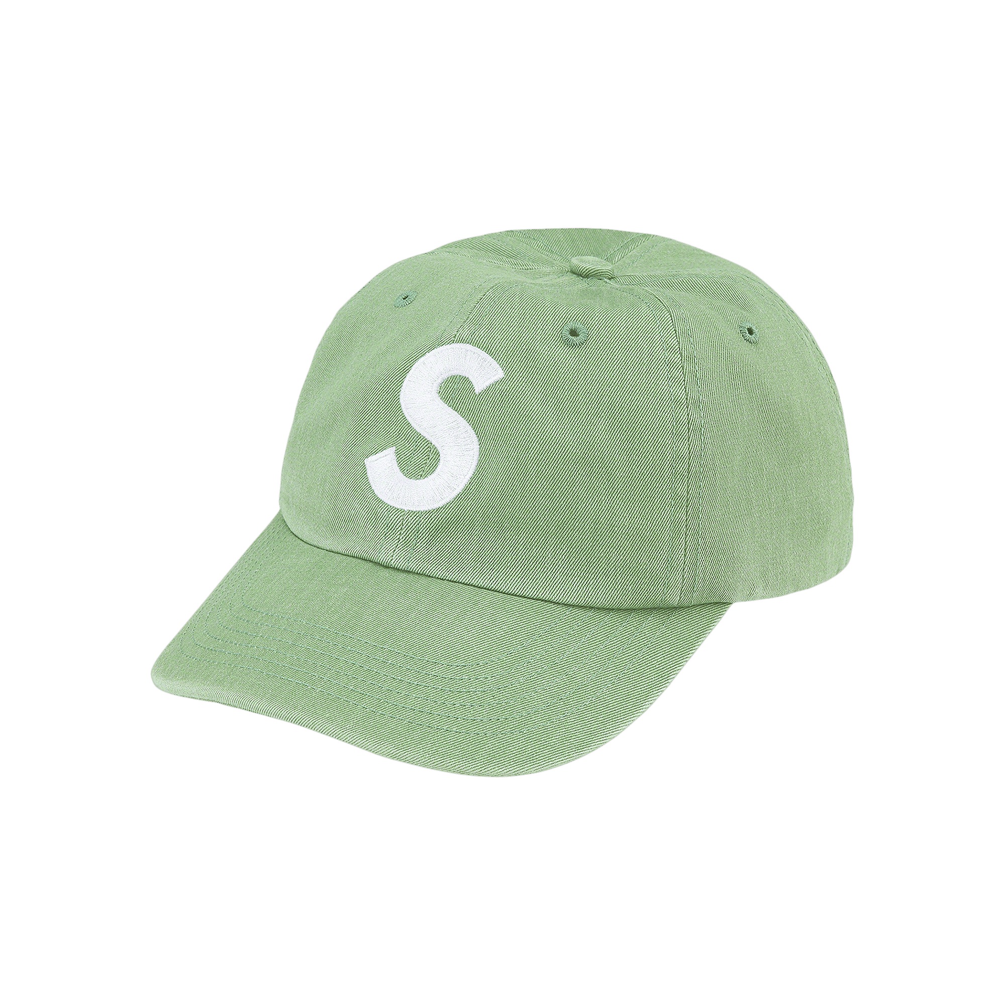 Supreme Pigment Print S Logo 6-Panel 'Light Sage'