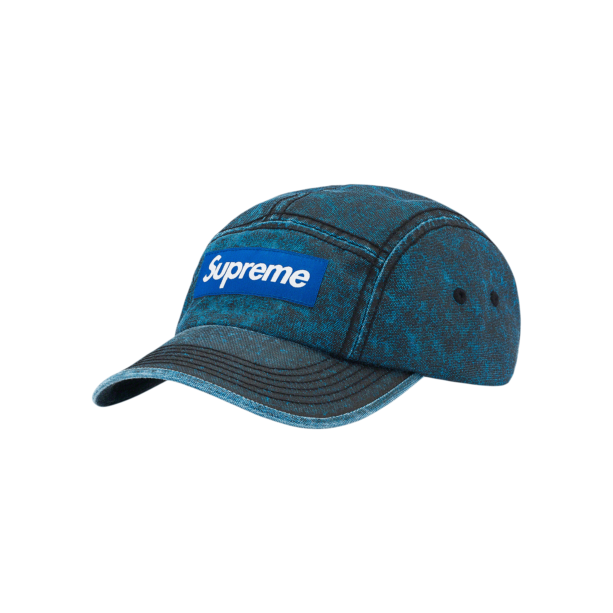 Supreme Washed Cordura Camp Cap 'Royal'