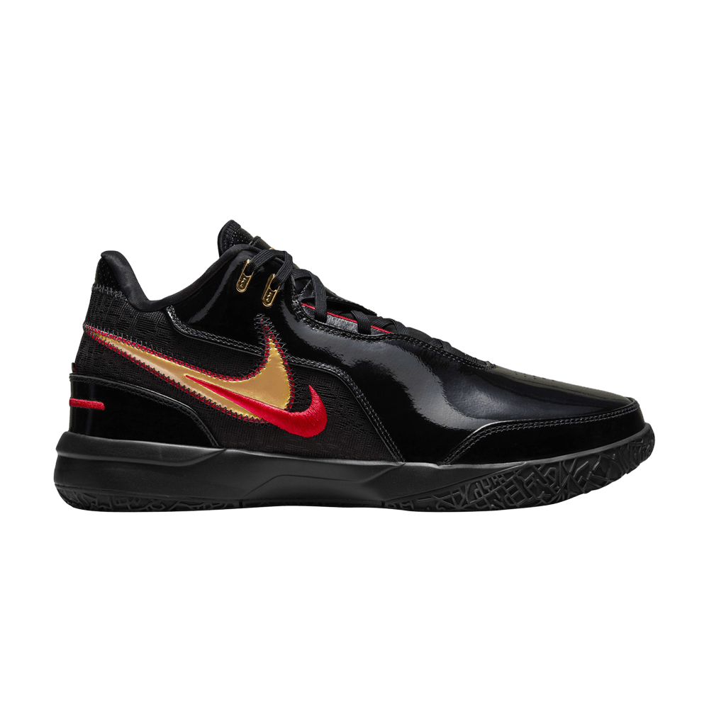 Nike Zoom LeBron NXXT Gen AMPD EP 'Black Metallic Gold Red'
