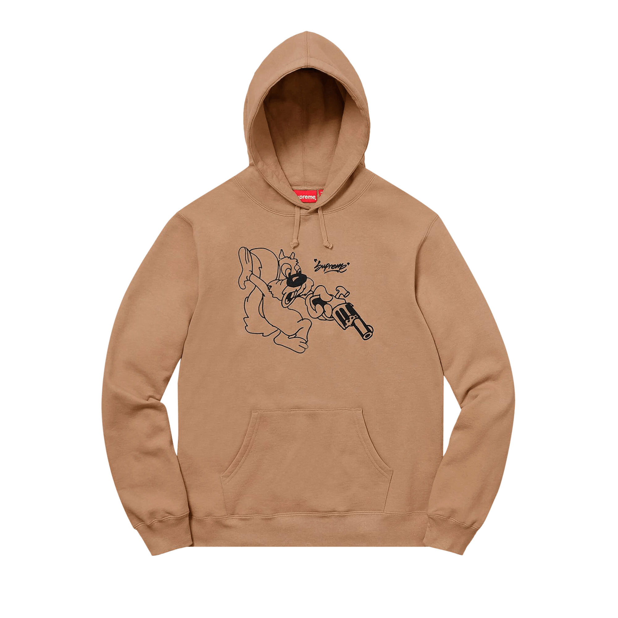 Supreme Lee Hooded Sweatshirt 'Light Brown'