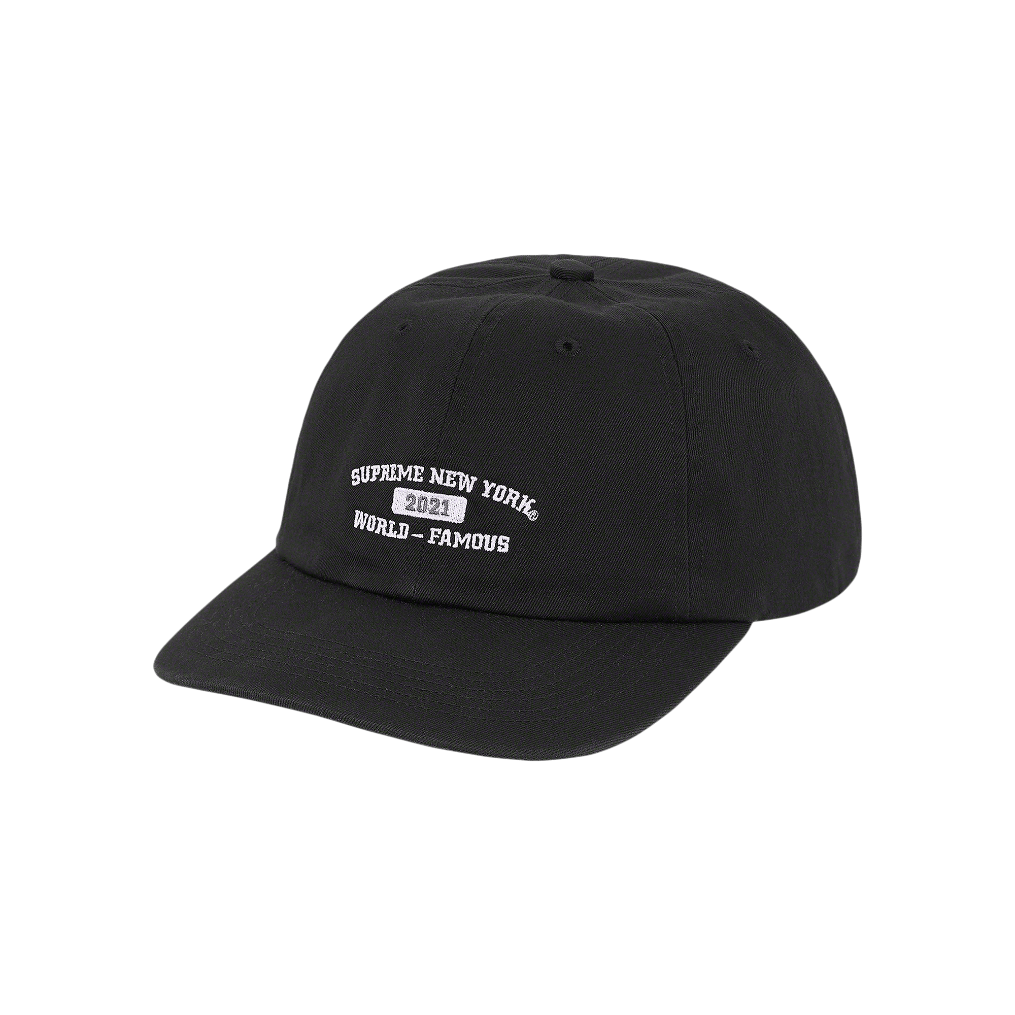 Supreme World Famous 6-Panel 'Black'