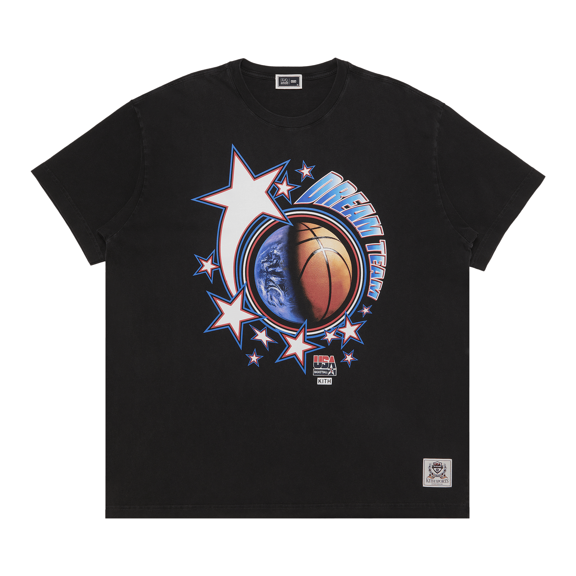 Kith For USA Basketball Dream Team Vintage Tee 'Black'