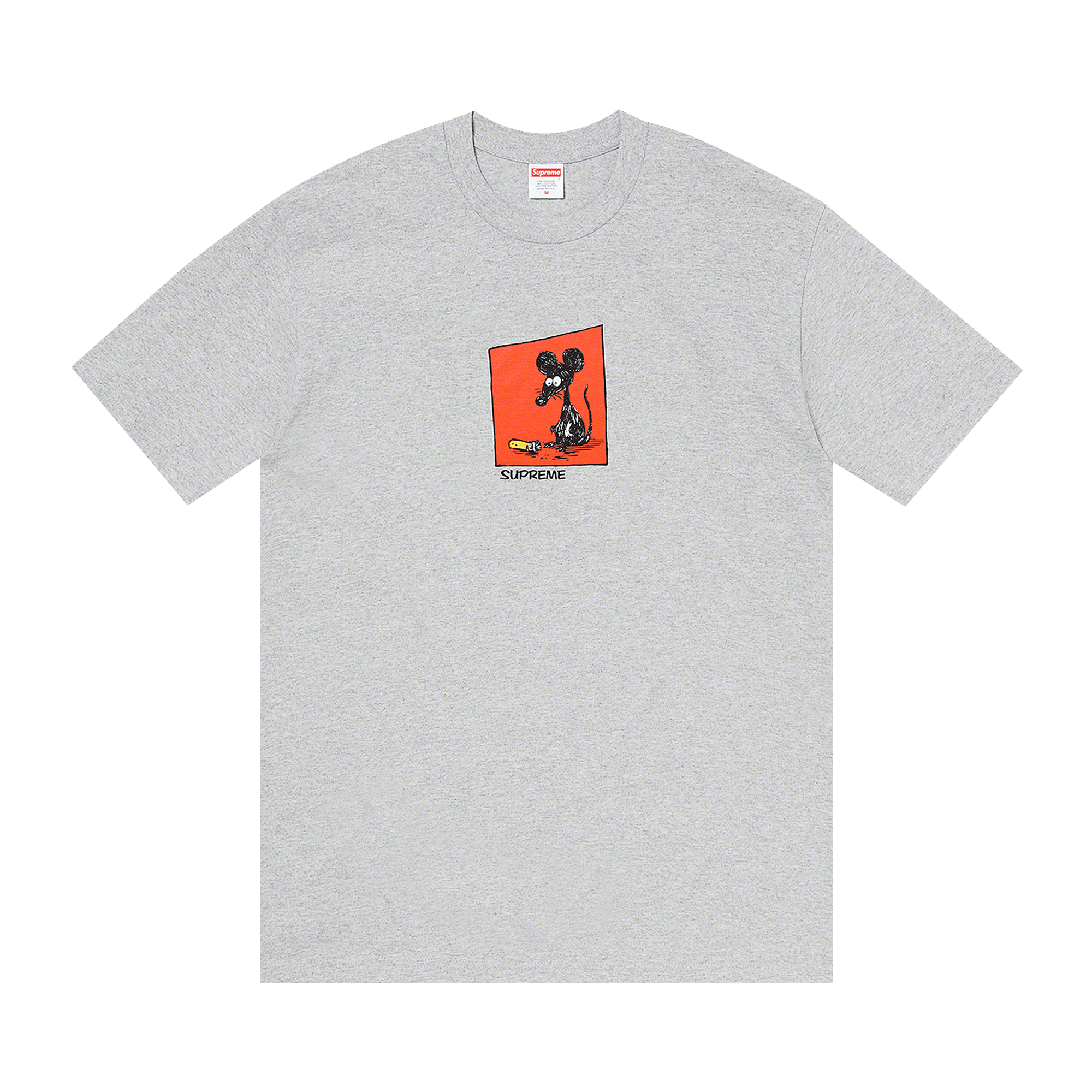 Supreme Mouse Tee 'Heather Grey'