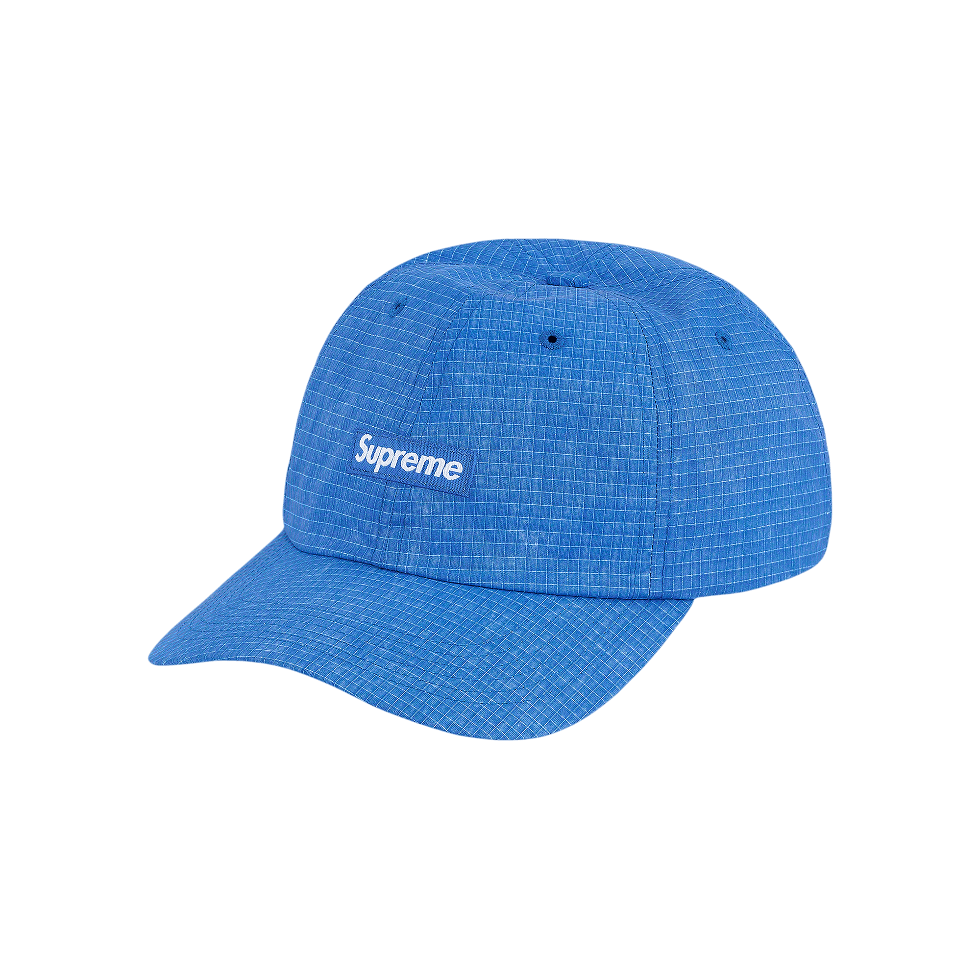 Supreme Faded Ripstop 6-Panel 'Royal'