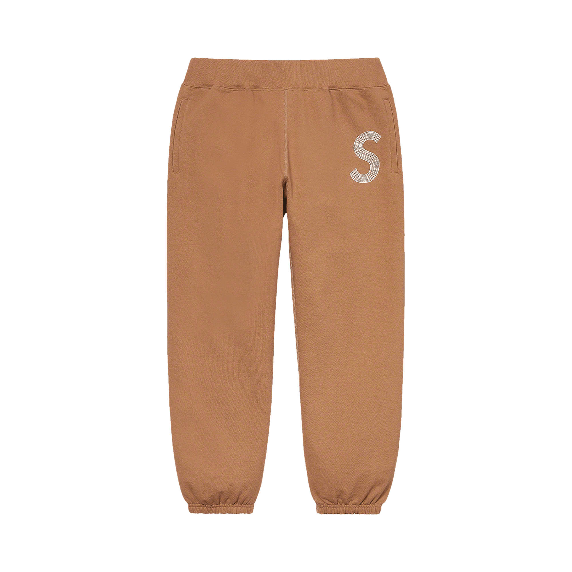 Supreme x Swarovski S Logo Sweatpant 'Brown'