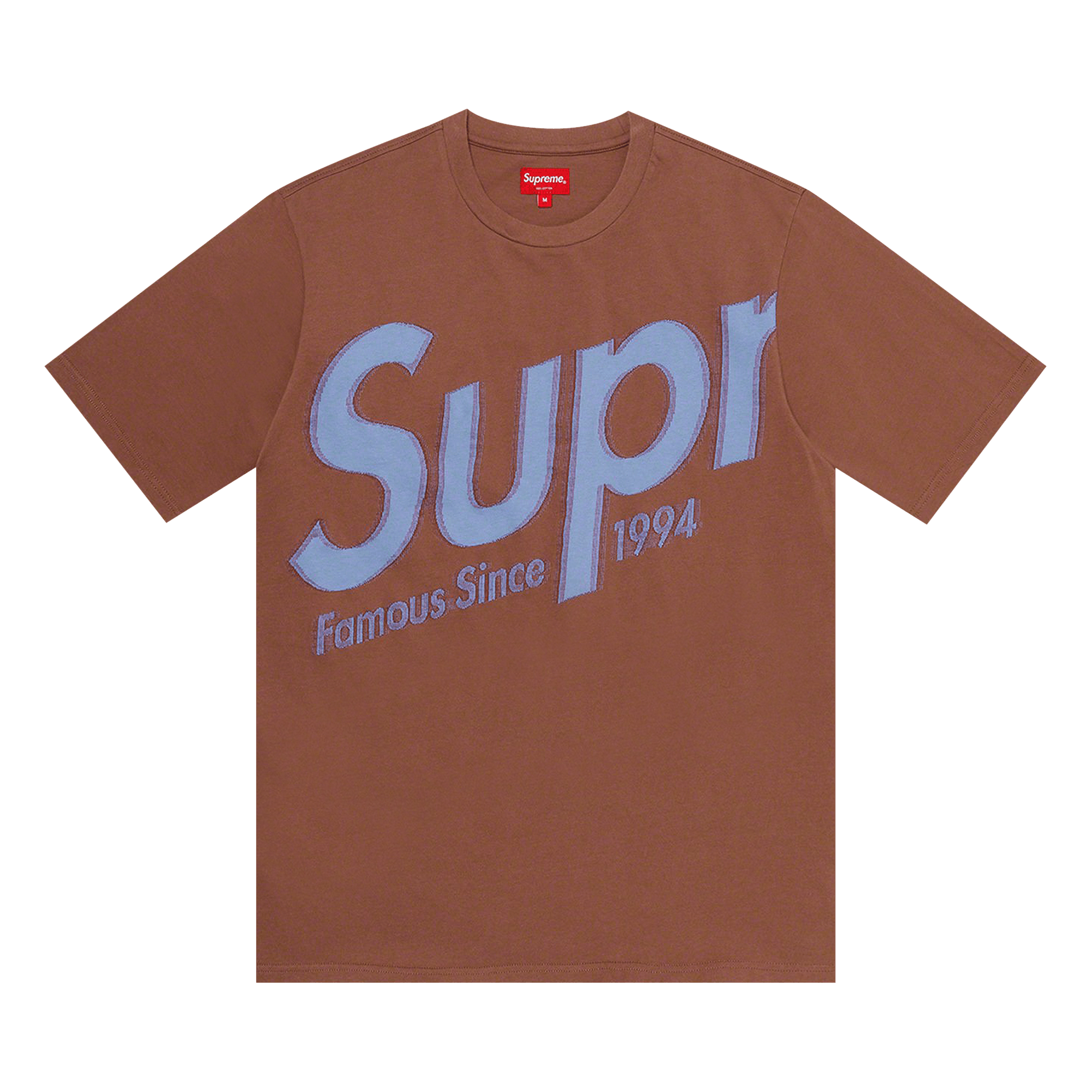 Supreme Intarsia Spellout Short-Sleeve Top 'Brown'