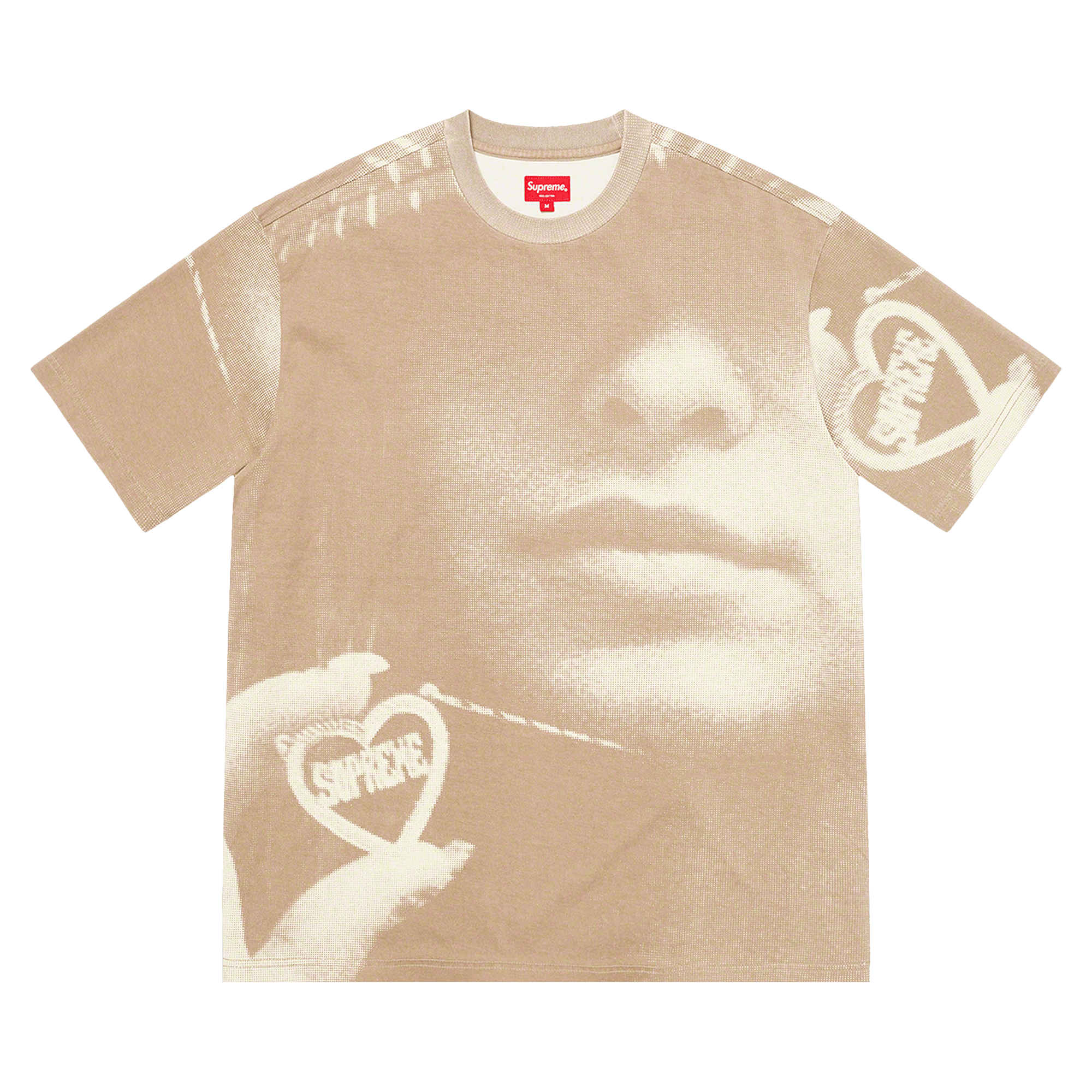 Supreme Kim Necklace Short-Sleeve Top 'Tan'