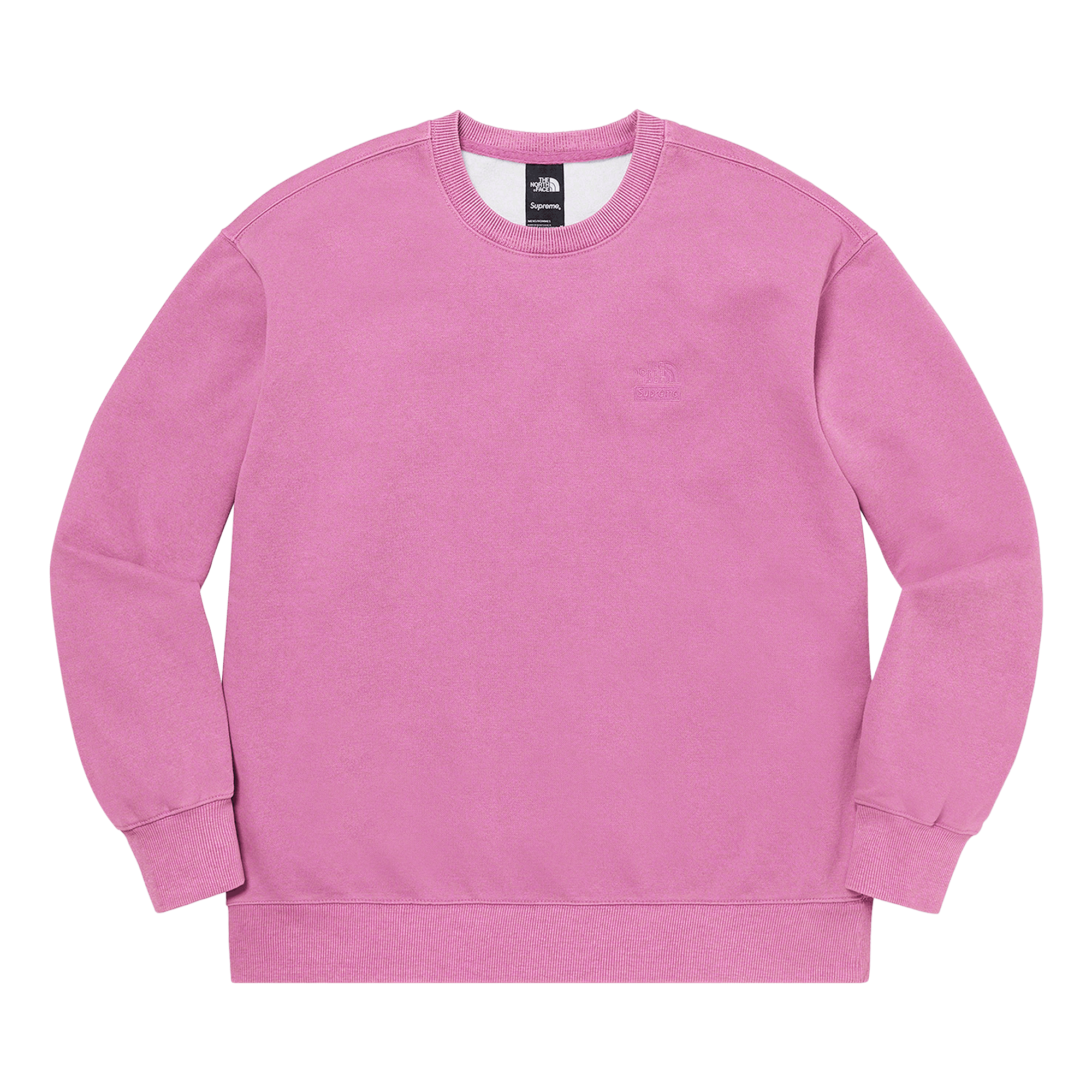 Supreme x The North Face Pigment Printed Crewneck 'Pink'