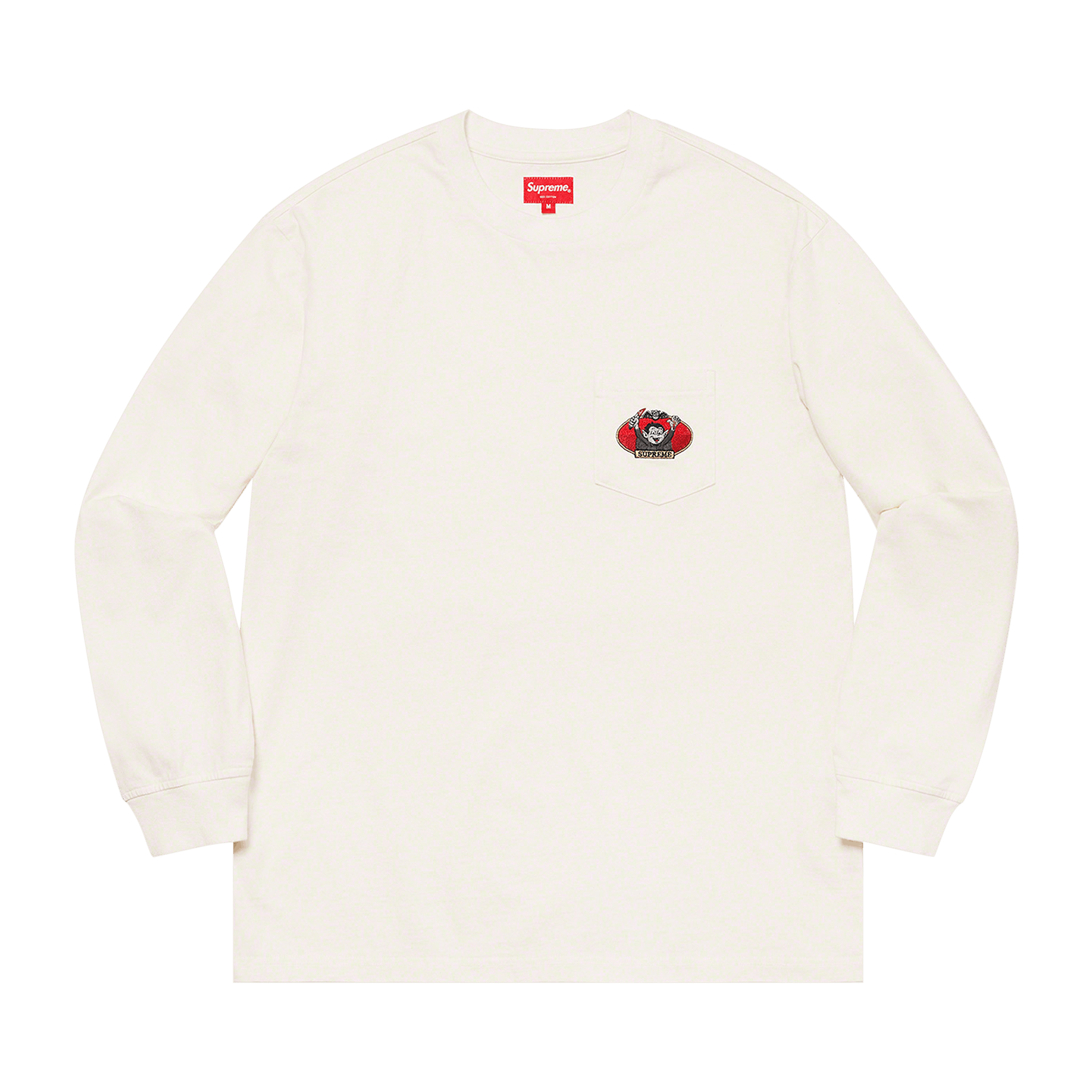 Supreme Vampire Boy Long-Sleeve Pocket Tee 'Natural'