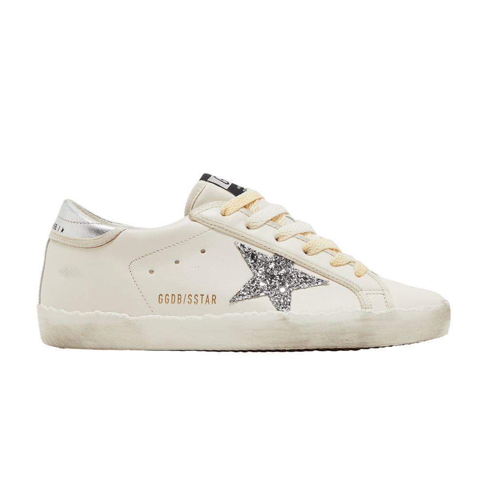 Golden Goose Wmns Superstar 'White Silver Glitter'