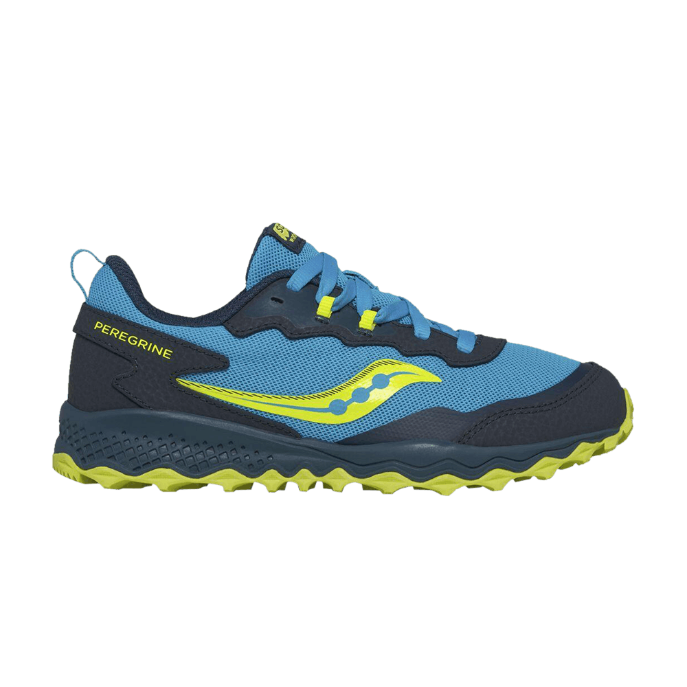 Saucony Peregrine KDZ Big Kid 'Blue Citron'