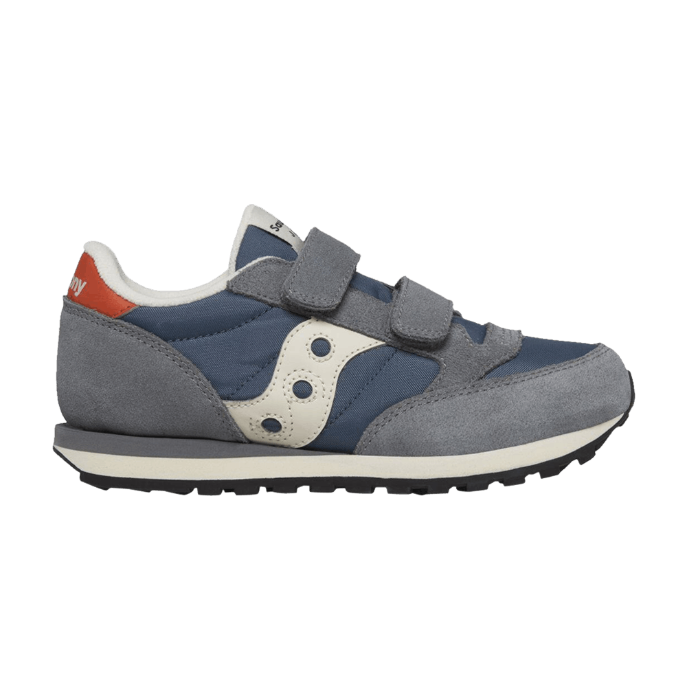 Saucony Jazz Hook & Loop Big Kid 'Grey Blue Orange'