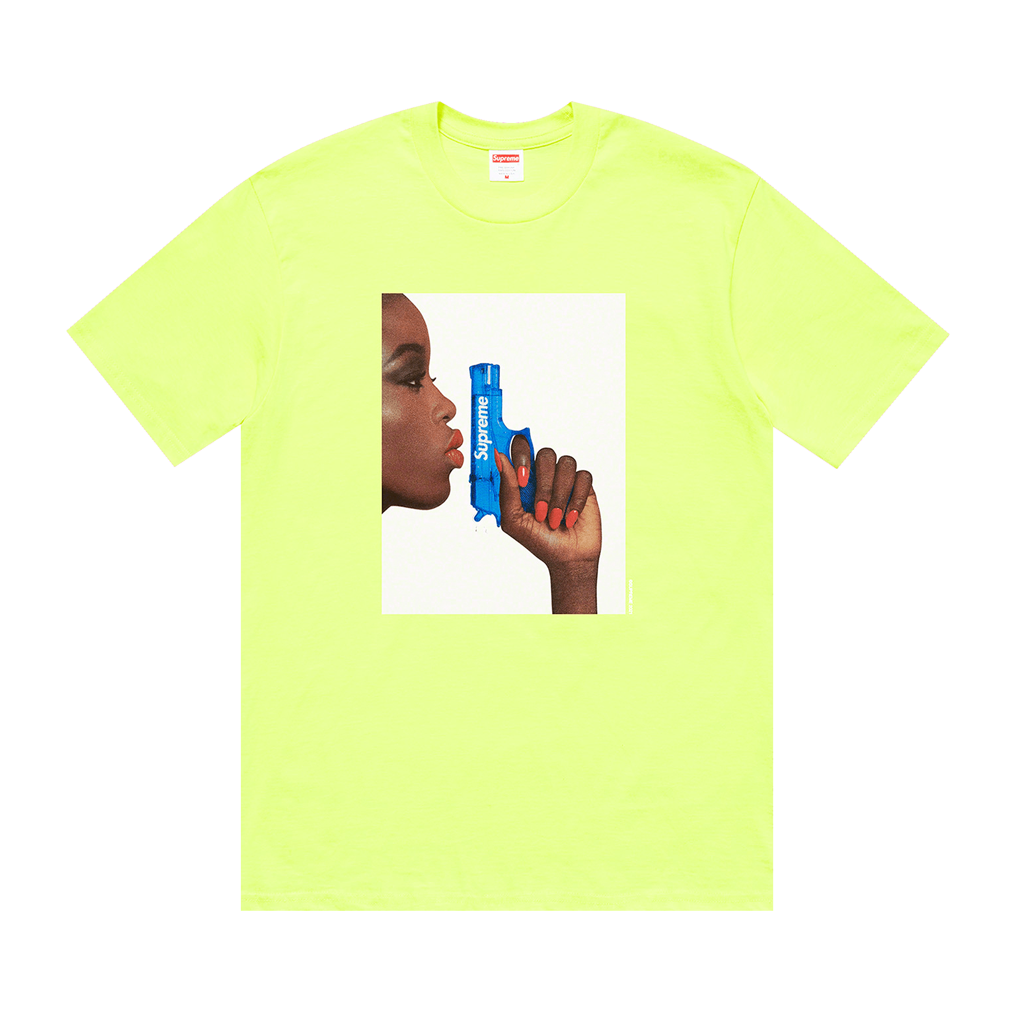 Supreme Water Pistol Tee 'Bright Yellow'