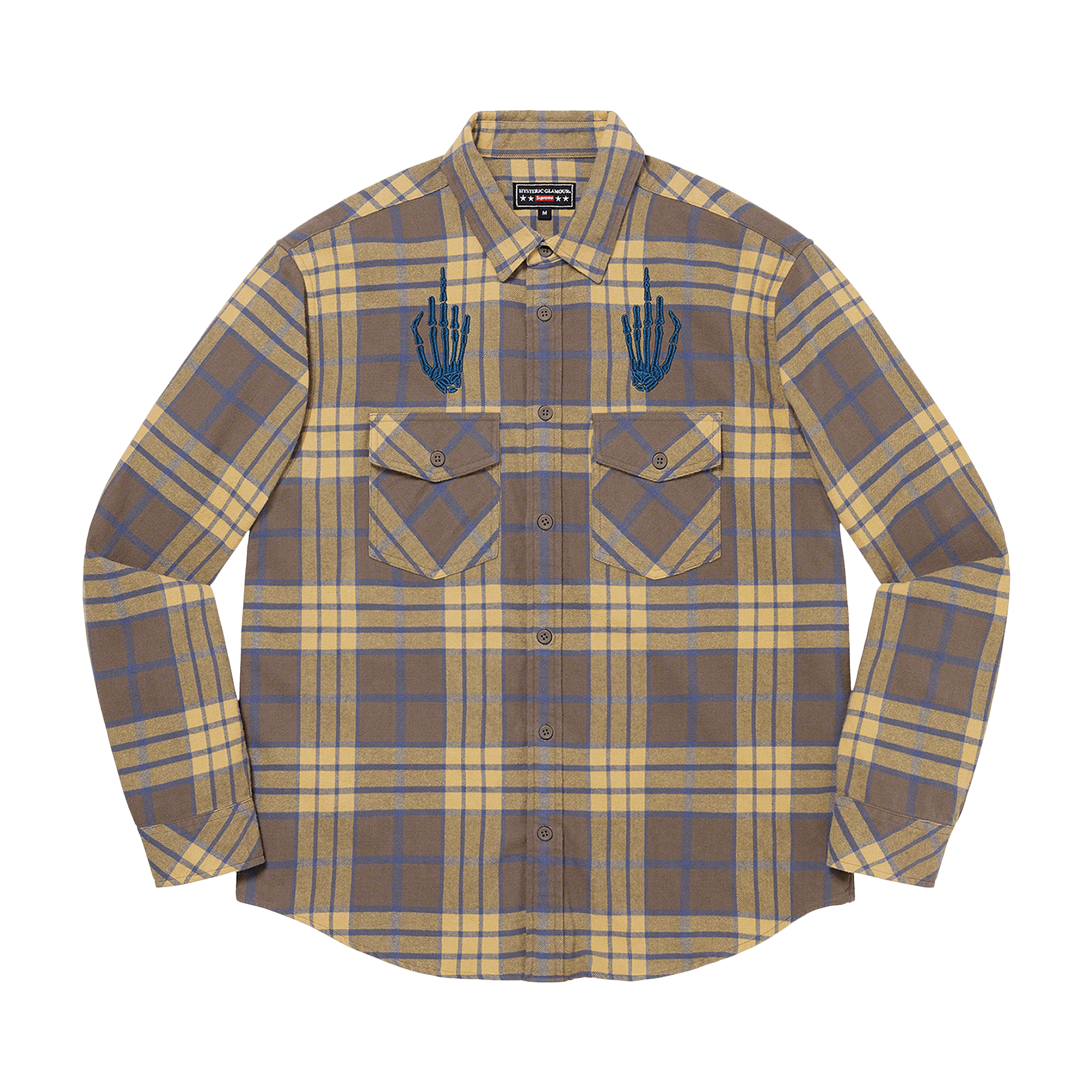 Supreme x Hysteric Glamour Plaid Flannel Shirt 'Brown'